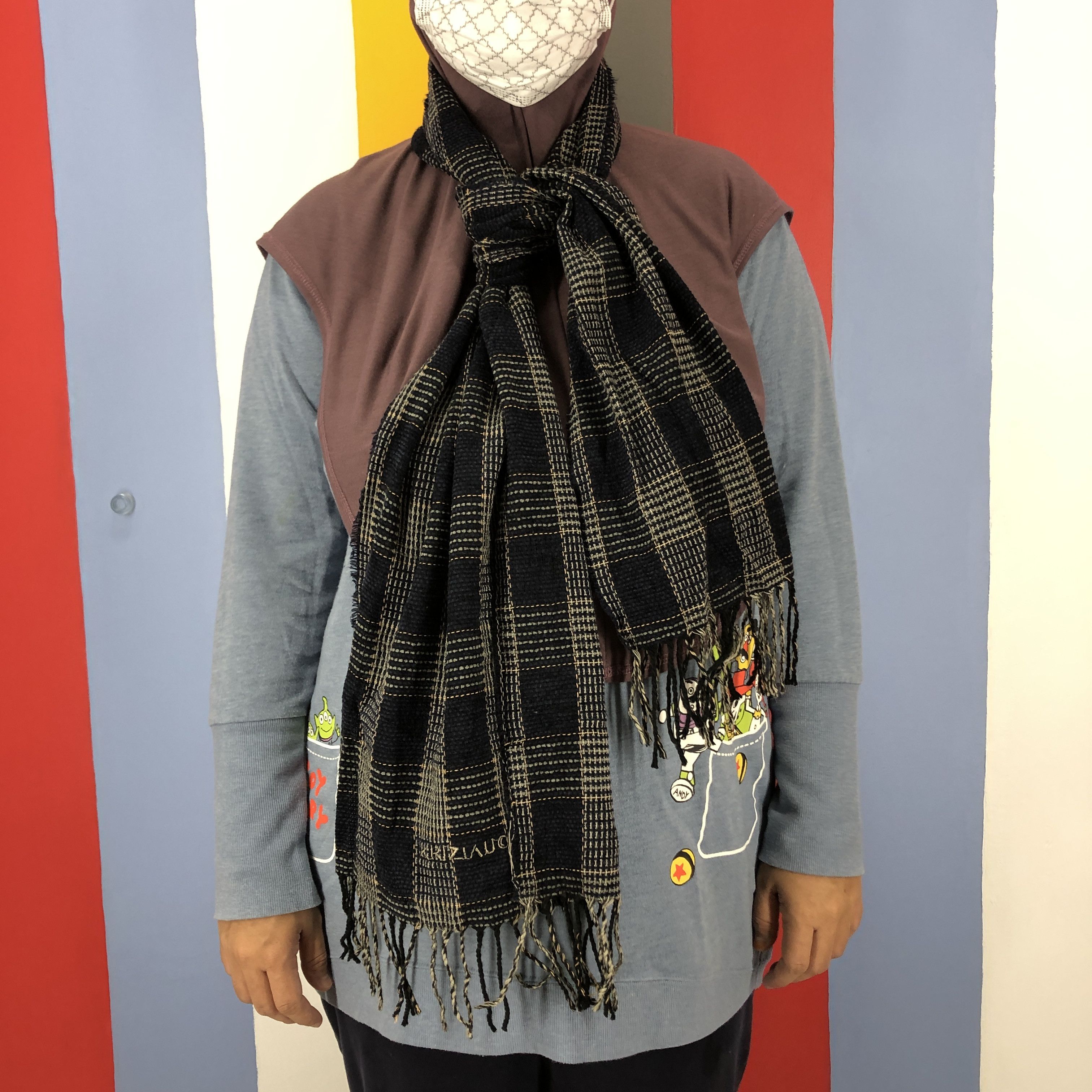 Krizia Uomo KRIZIA UOMO Made In Italy Muffler Scarf #0869/AG Size ONE SIZE - 1 Thumbnail
