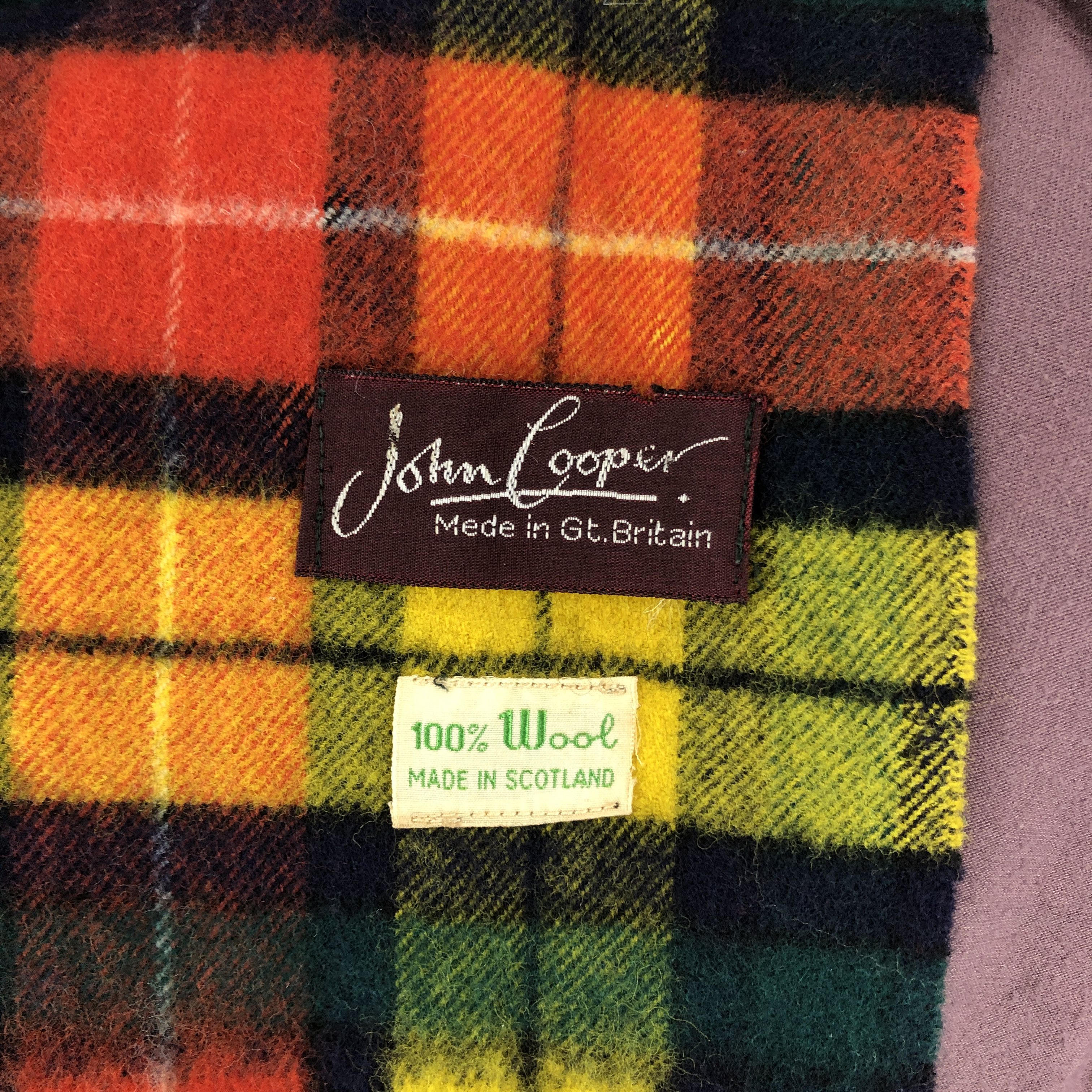 Other JOHN COOPER Wool Muffler Scarf #0874/AG Size ONE SIZE - 4 Thumbnail