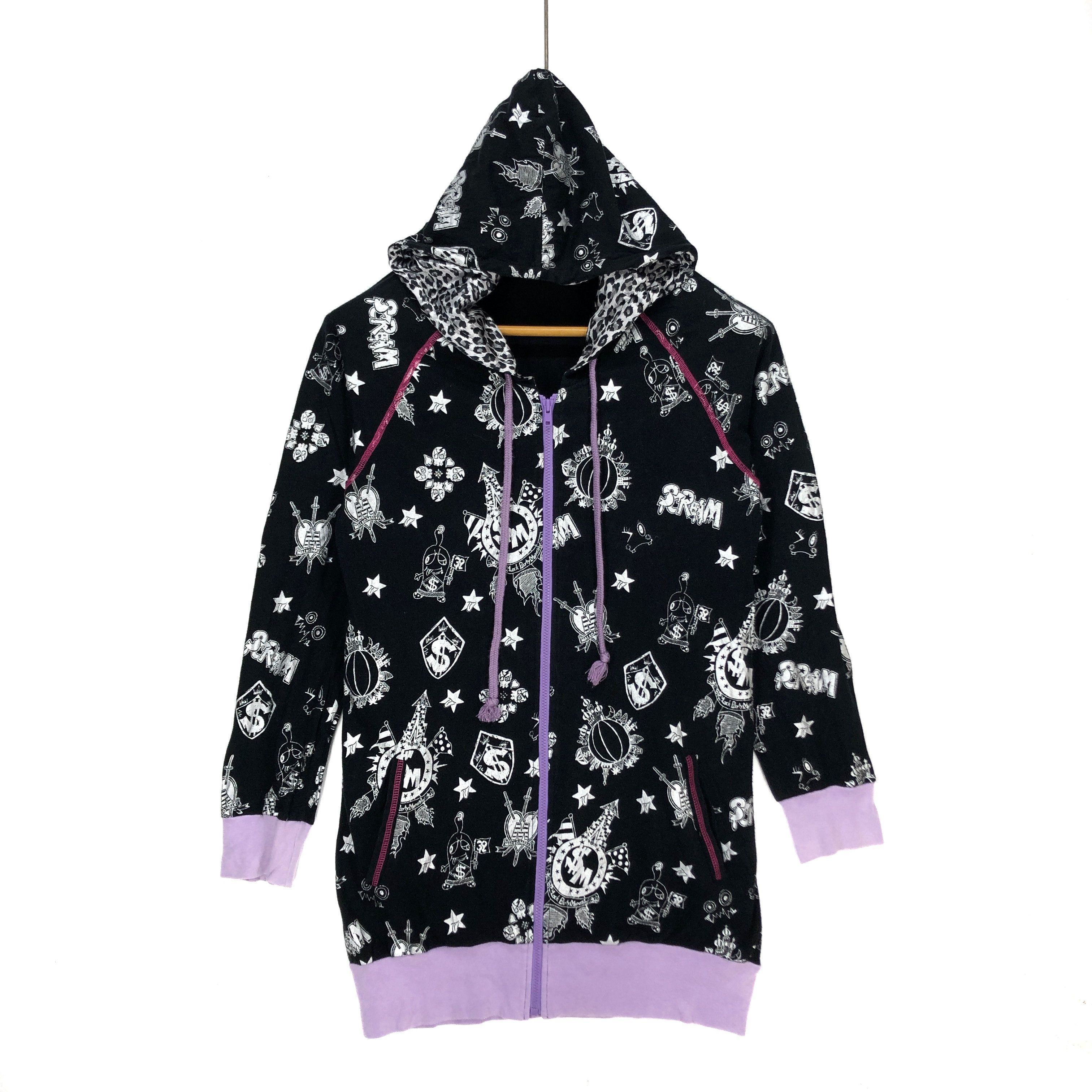 Japanese Brand MALKO MALKA Zipper Hoodie #1151-40 Size XS / US 0-2 / IT 36-38 - 1 Thumbnail