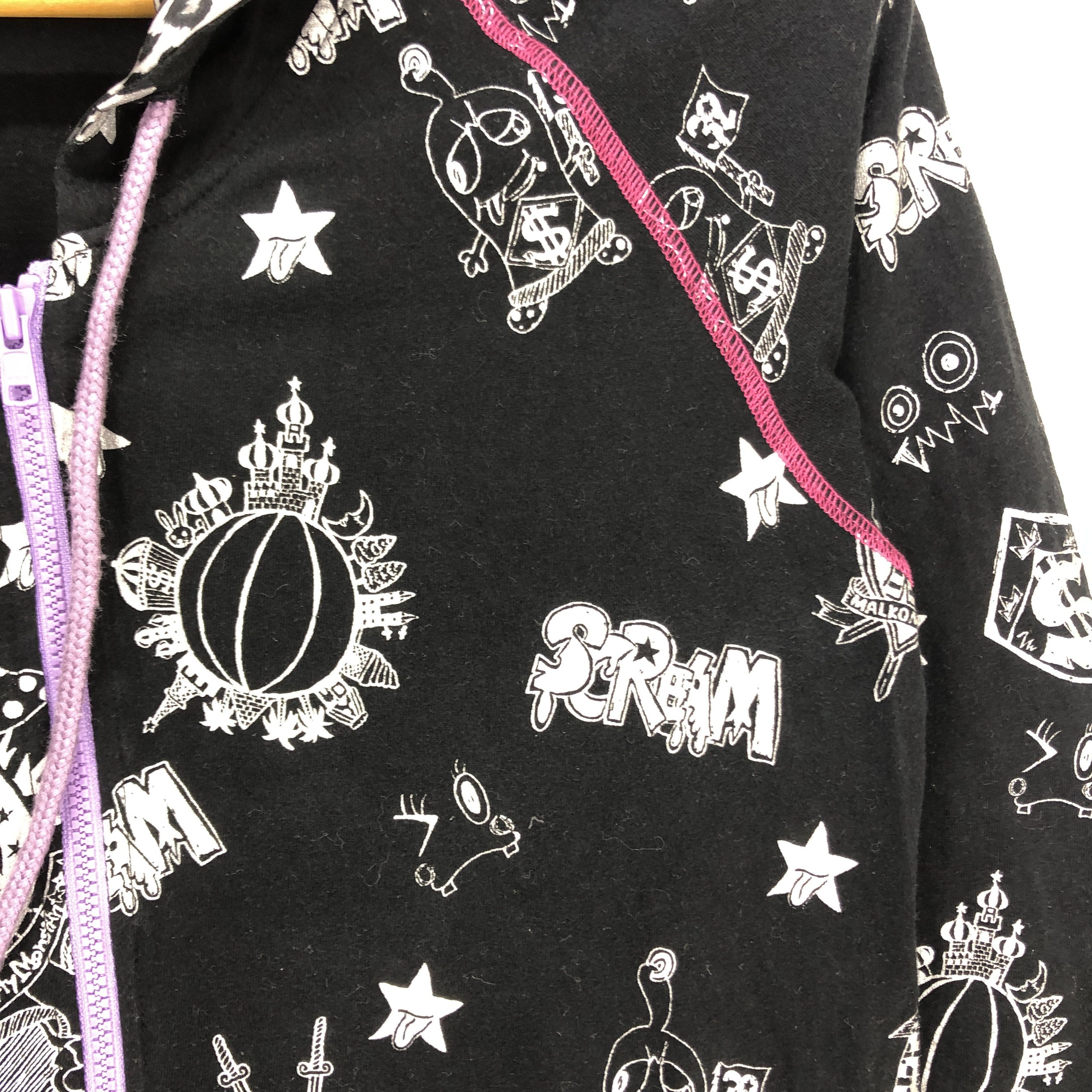 Japanese Brand MALKO MALKA Zipper Hoodie #1151-40 Size XS / US 0-2 / IT 36-38 - 3 Thumbnail