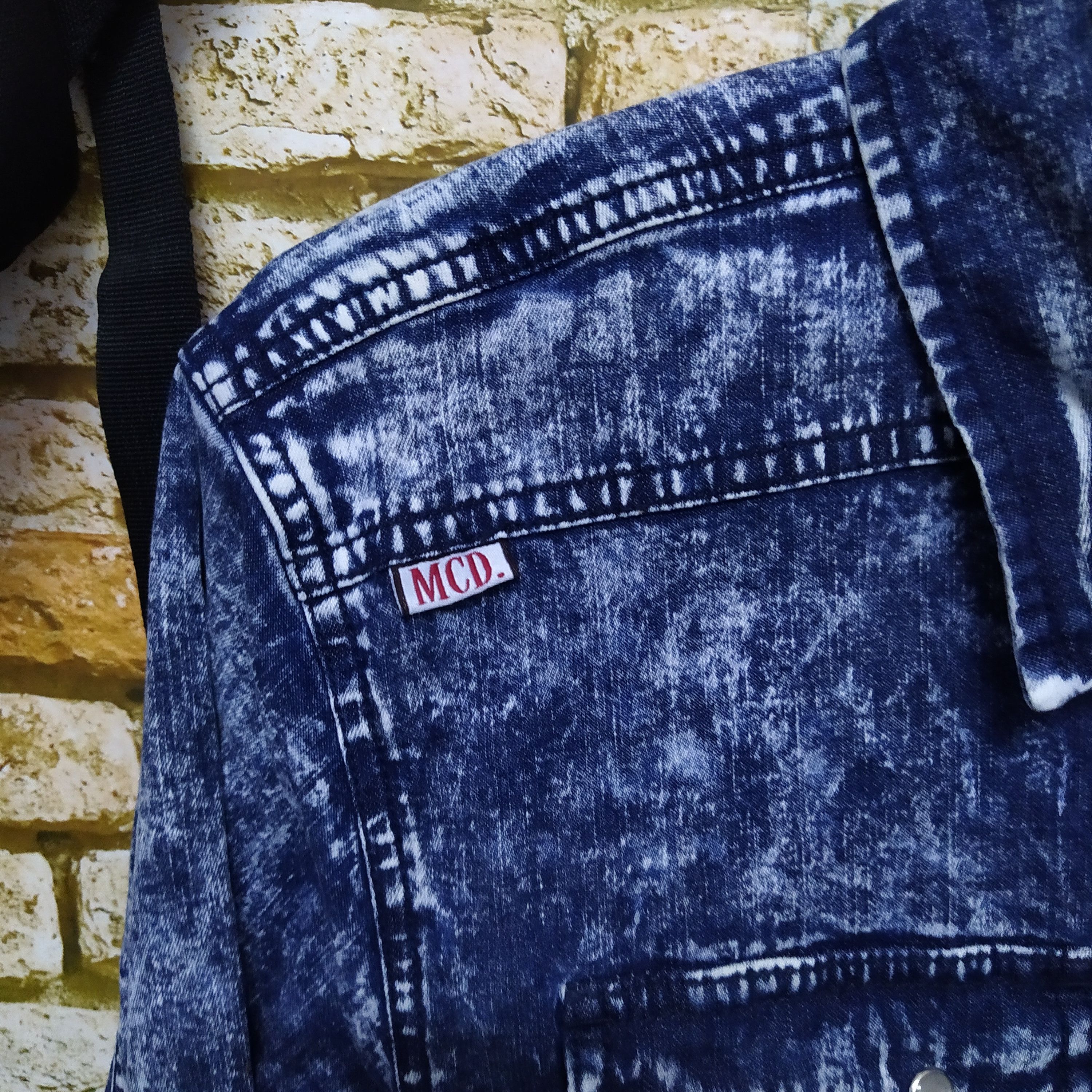Japanese Brand MCD MORE CORE DIVISION PUNK DENIM SHIRT (D429) Size US L / EU 52-54 / 3 - 5 Thumbnail