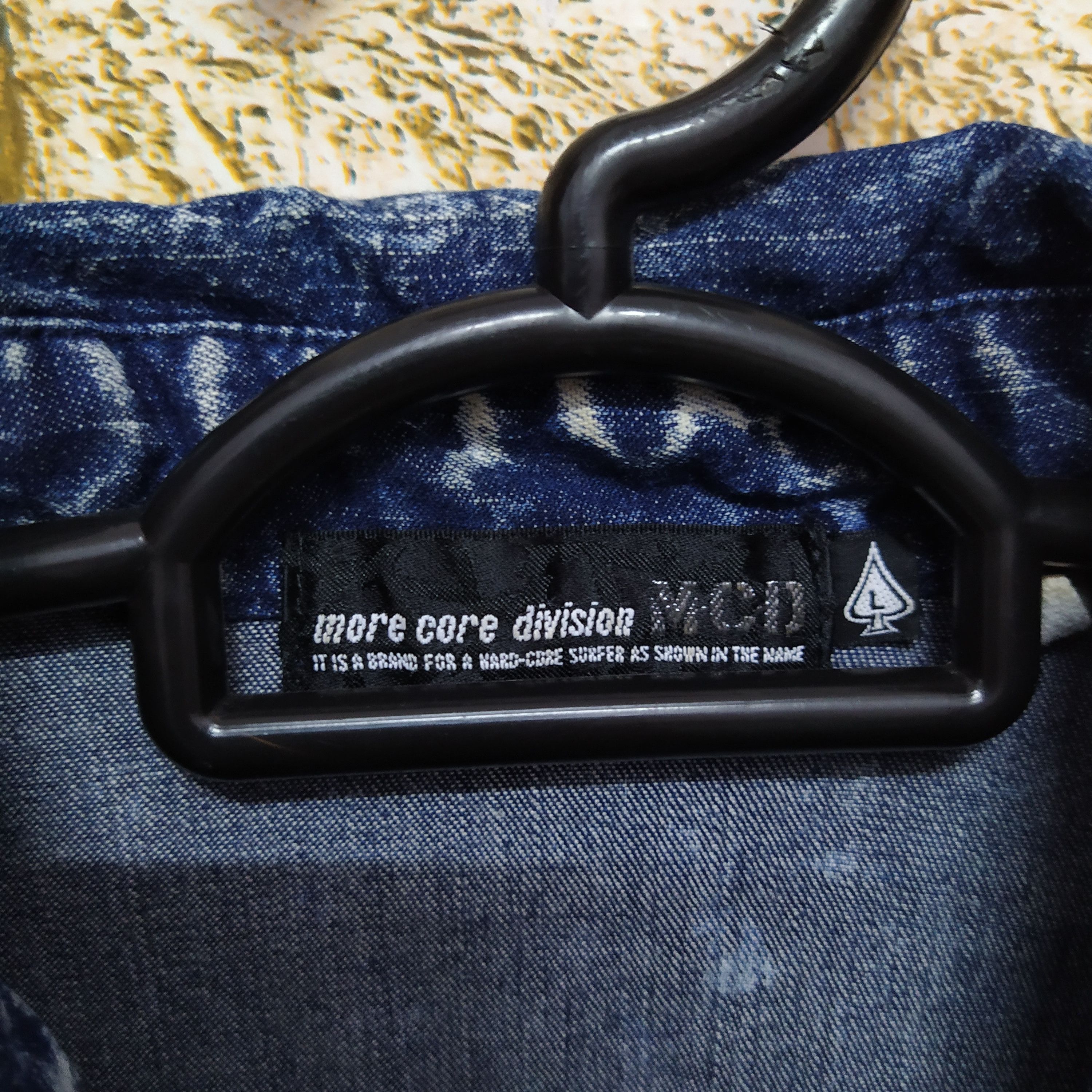 Japanese Brand MCD MORE CORE DIVISION PUNK DENIM SHIRT (D429) Size US L / EU 52-54 / 3 - 4 Thumbnail