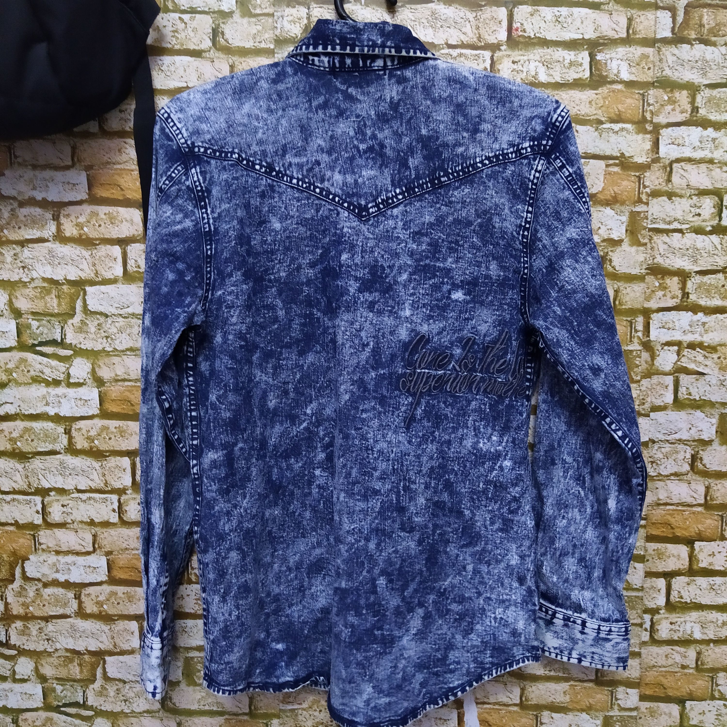 Japanese Brand MCD MORE CORE DIVISION PUNK DENIM SHIRT (D429) Size US L / EU 52-54 / 3 - 6 Thumbnail