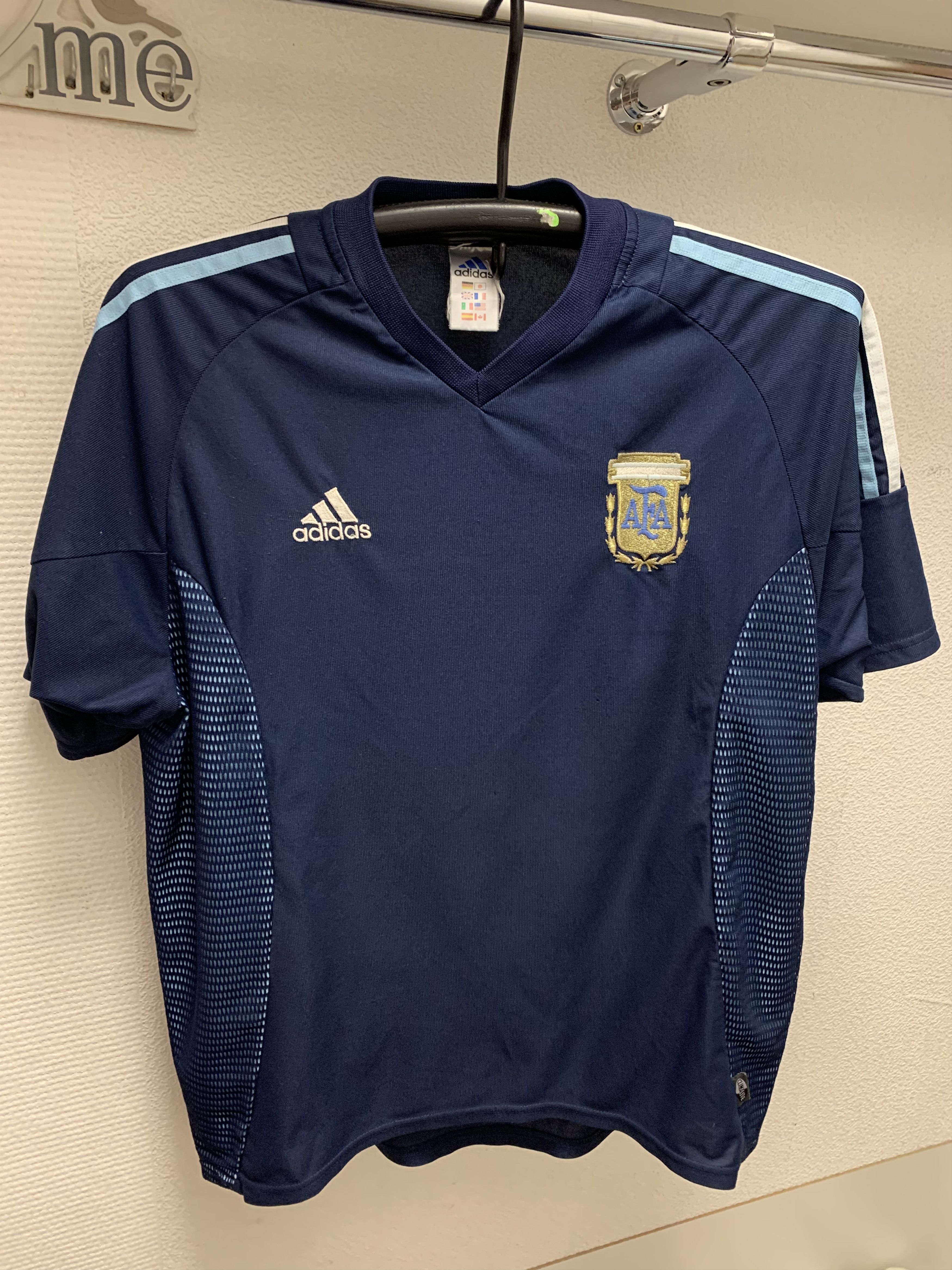 Argentina adidas soccer jersey AFA 2002 M size vintage messi