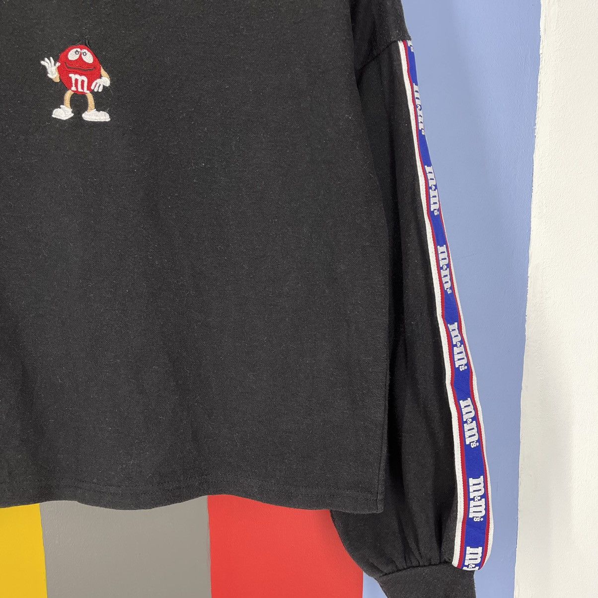Other m&m’s Crop Top Sweatshirt Side Tape #1138/AN Size S / US 4 / IT 40 - 3 Thumbnail