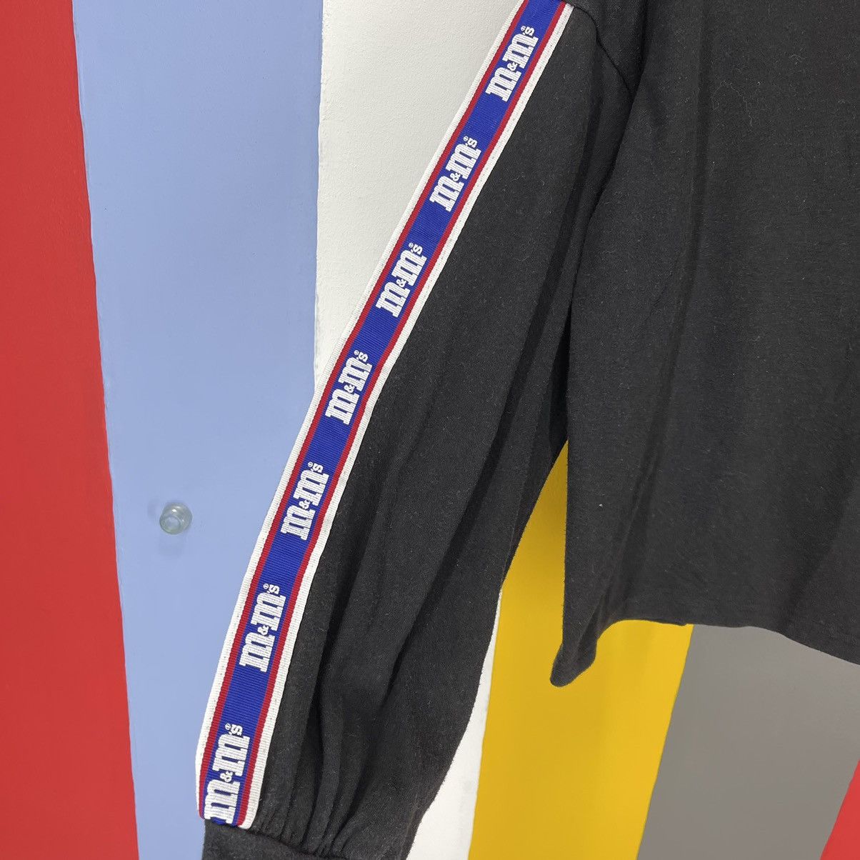 Other m&m’s Crop Top Sweatshirt Side Tape #1138/AN Size S / US 4 / IT 40 - 4 Thumbnail
