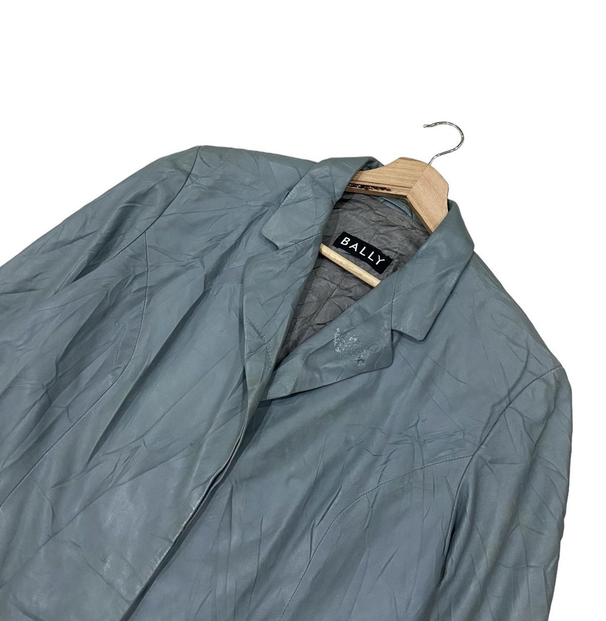 Bally × Designer 🇮🇹BALLY ITALIAN DESIGNER LEATHER OVERCOATS Size US S / EU 44-46 / 1 - 3 Thumbnail