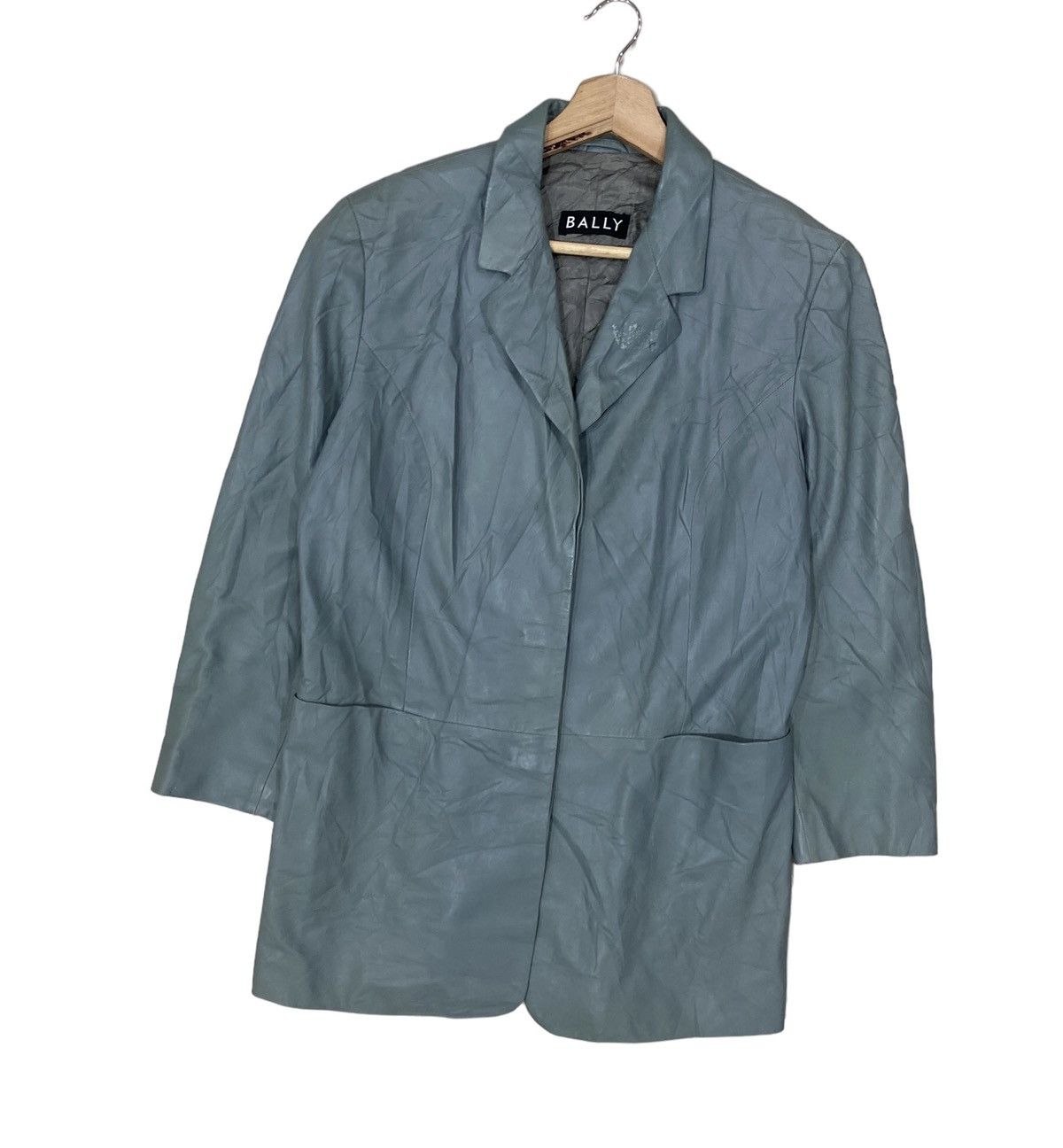 Bally × Designer 🇮🇹BALLY ITALIAN DESIGNER LEATHER OVERCOATS Size US S / EU 44-46 / 1 - 2 Thumbnail