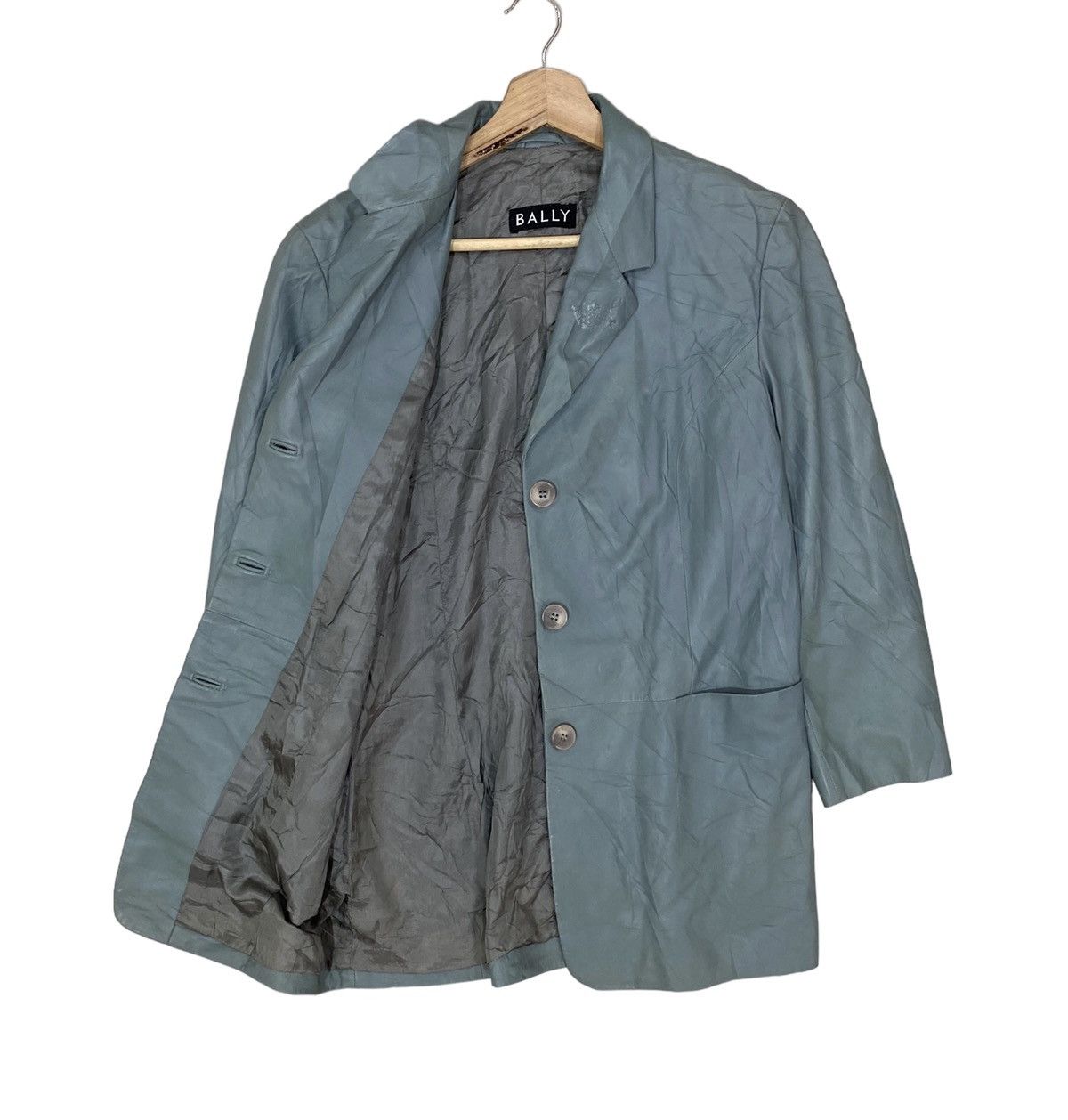 Bally × Designer 🇮🇹BALLY ITALIAN DESIGNER LEATHER OVERCOATS Size US S / EU 44-46 / 1 - 5 Thumbnail