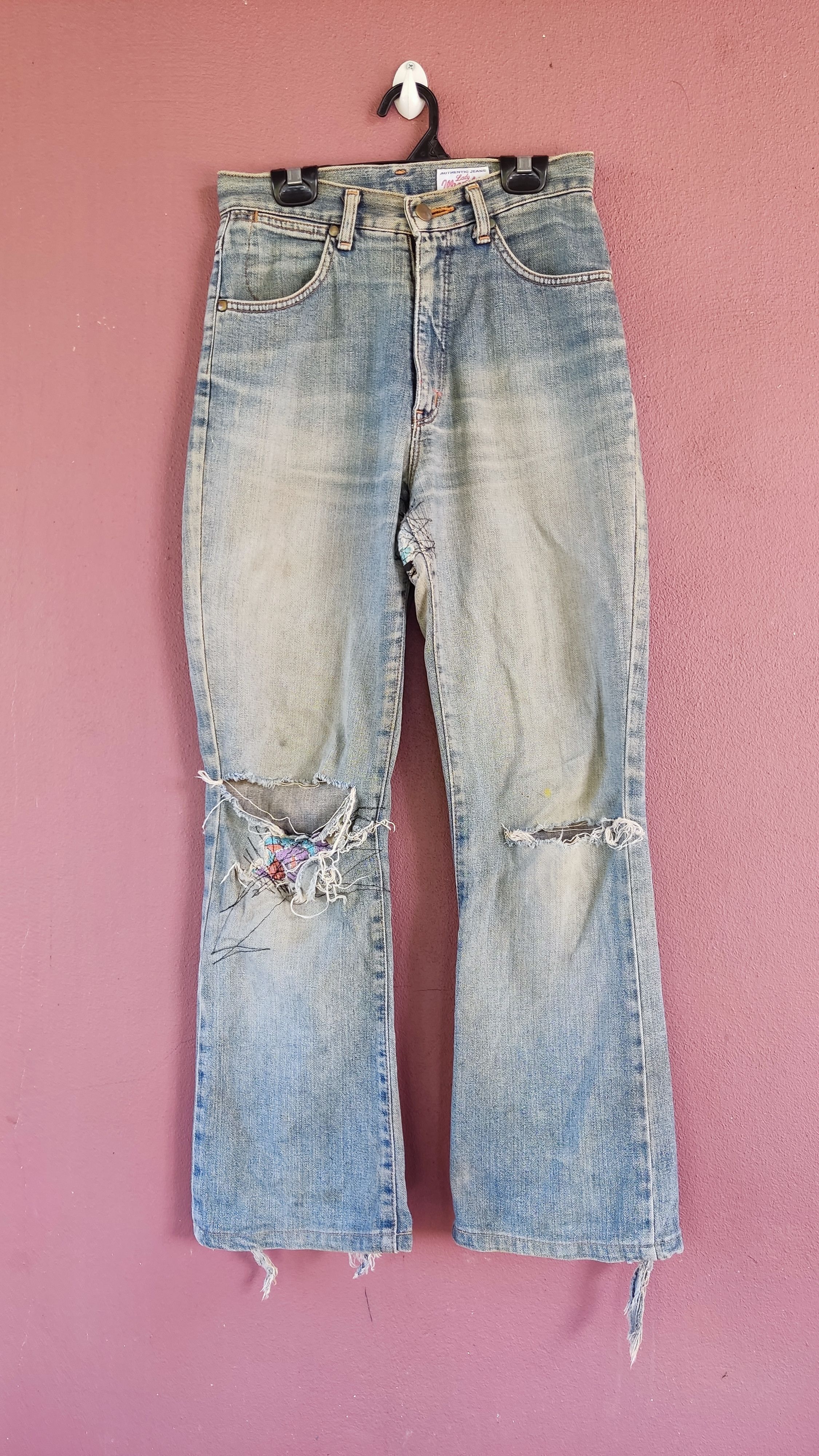 Japanese Brand × Wrangler Wrangler Western Style Denim Jeans Size 29 Size US 29 - 1 Thumbnail