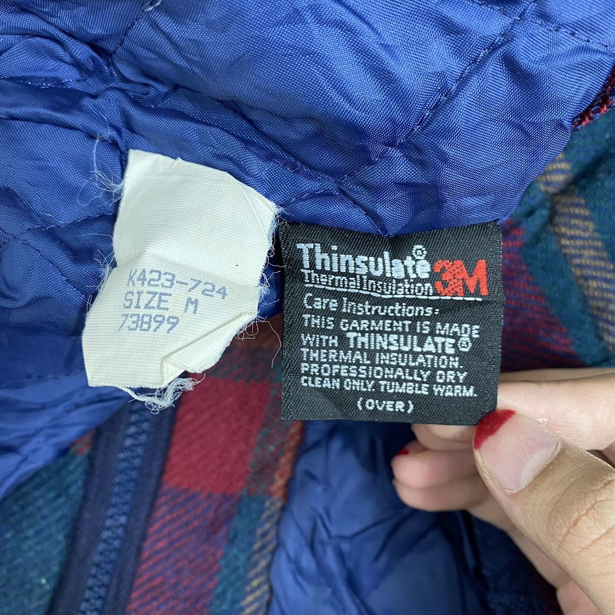 Pendleton PENDLETON WOOLEN MILLS Usa Check Tartan Block Bomber Jacket Size US L / EU 52-54 / 3 - 5 Thumbnail