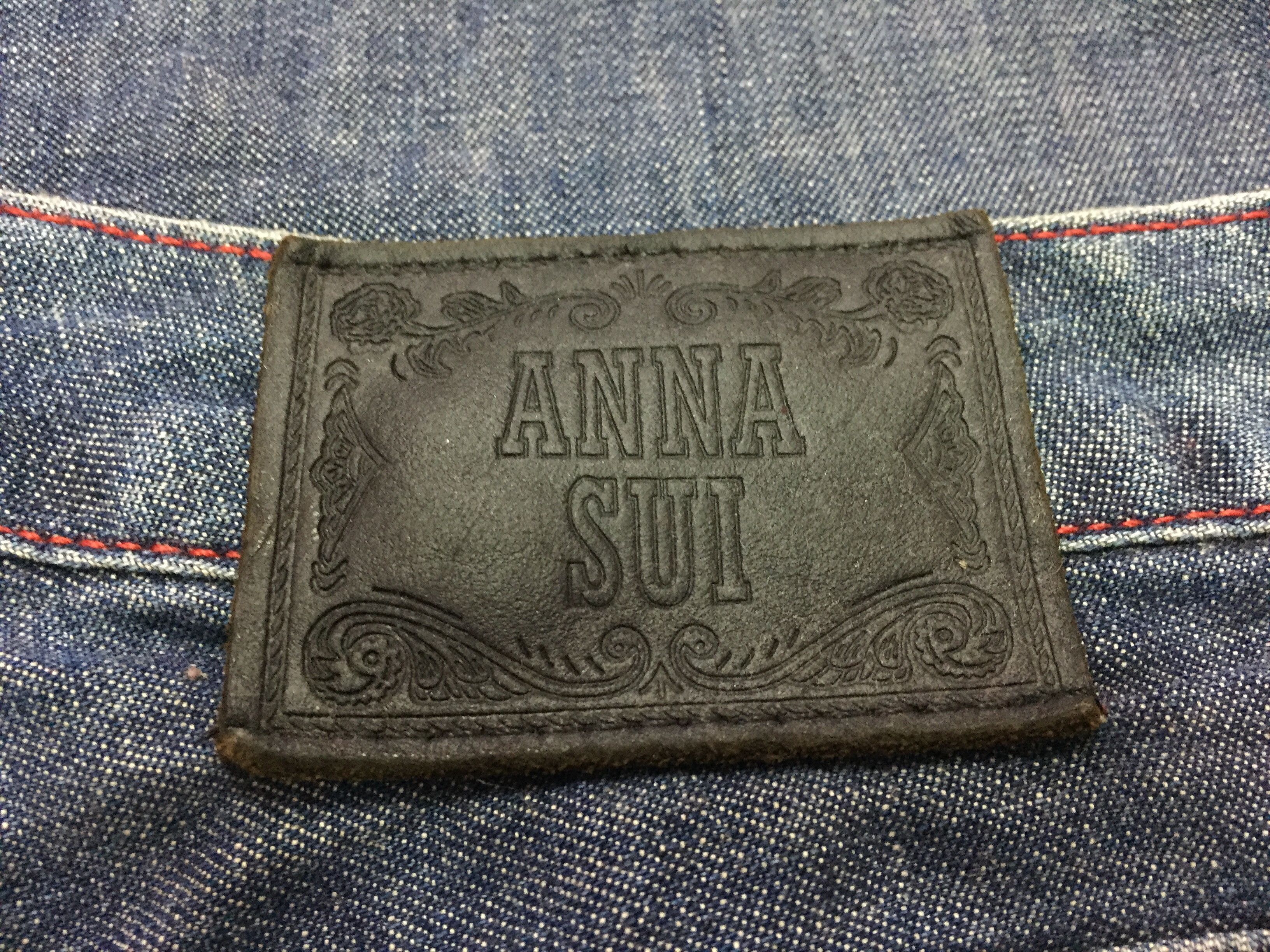 Designer Anna Sui Denim Jeans Size US 29 - 3 Thumbnail