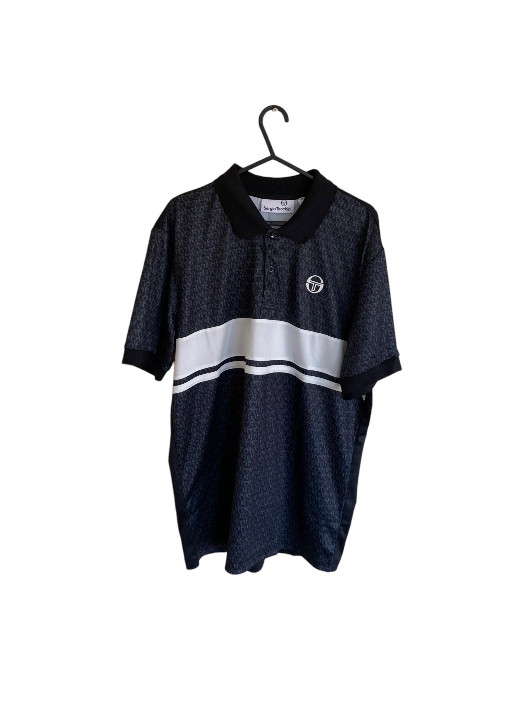 Sergio Tacchini Monogram Ansley polo shirt Size US L / EU 52-54 / 3 - 1 Thumbnail