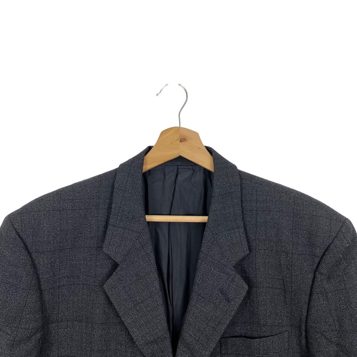Comme des Garcons Vintage COMME DES GARCONS Homme Check Tartan Blazer Coat Size US M / EU 48-50 / 2 - 2 Thumbnail