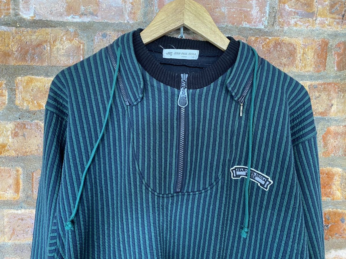Japanese Brand 90s Jean Paul isola Japan Stripe hoodie Size US M / EU 48-50 / 2 - 4 Thumbnail
