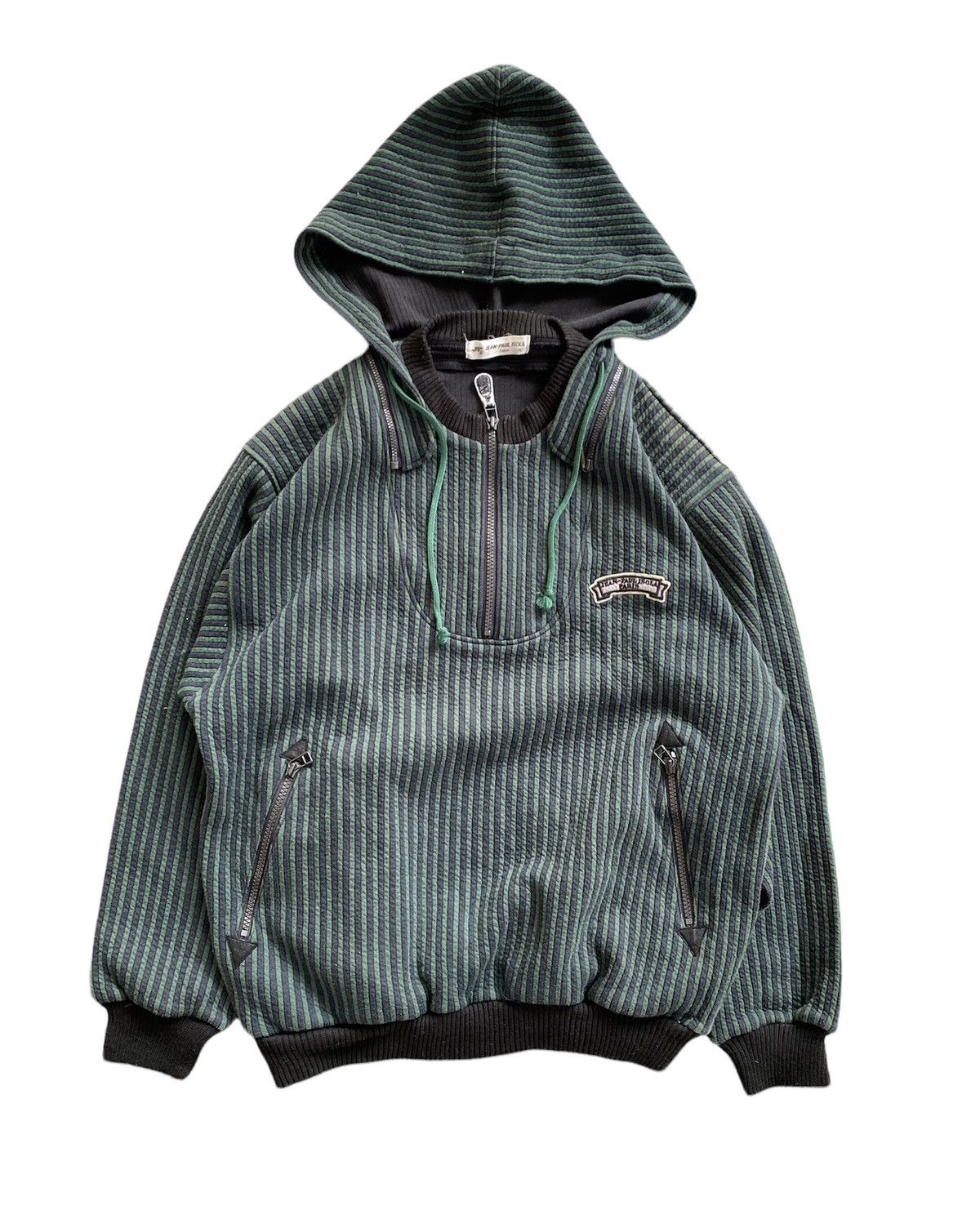 Japanese Brand 90s Jean Paul isola Japan Stripe hoodie Size US M / EU 48-50 / 2 - 1 Thumbnail