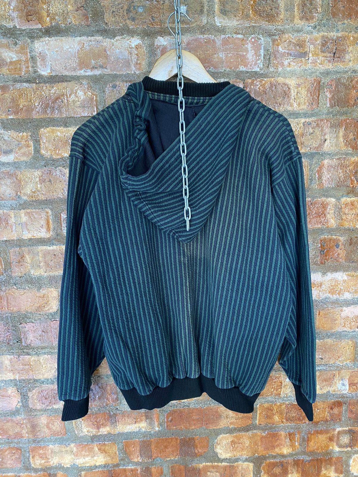 Japanese Brand 90s Jean Paul isola Japan Stripe hoodie Size US M / EU 48-50 / 2 - 12 Thumbnail