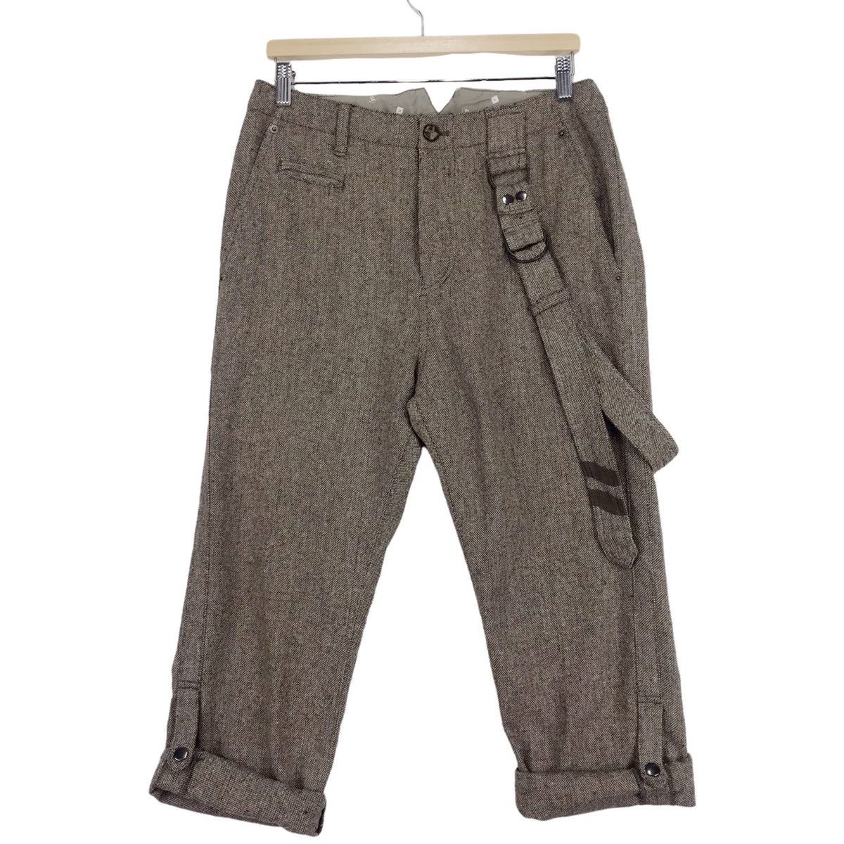 PPFM × Seditionaries PPFM Destruct Roll Up Wool Blend pants Size US 32 / EU 48 - 3 Thumbnail