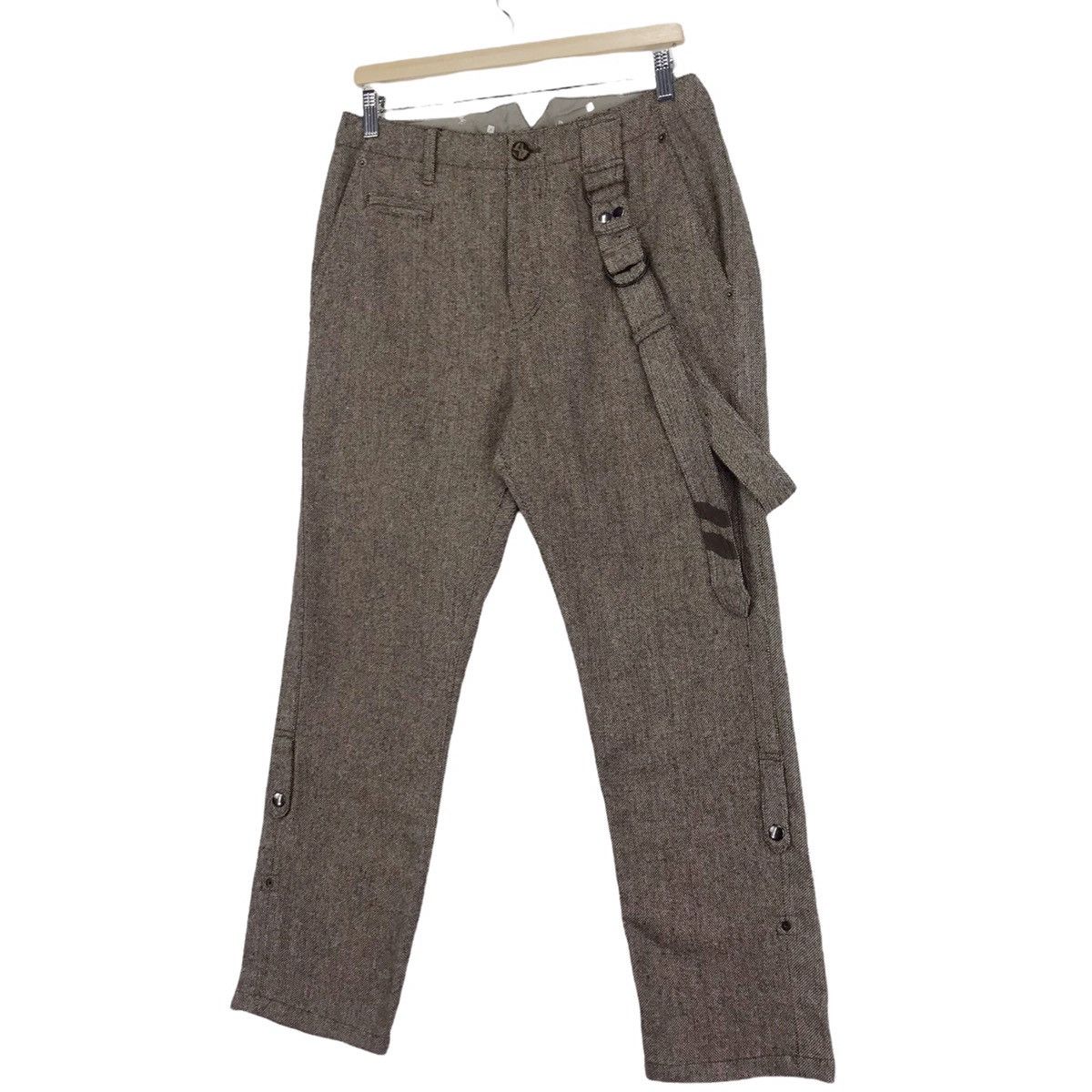 PPFM × Seditionaries PPFM Destruct Roll Up Wool Blend pants Size US 32 / EU 48 - 6 Thumbnail