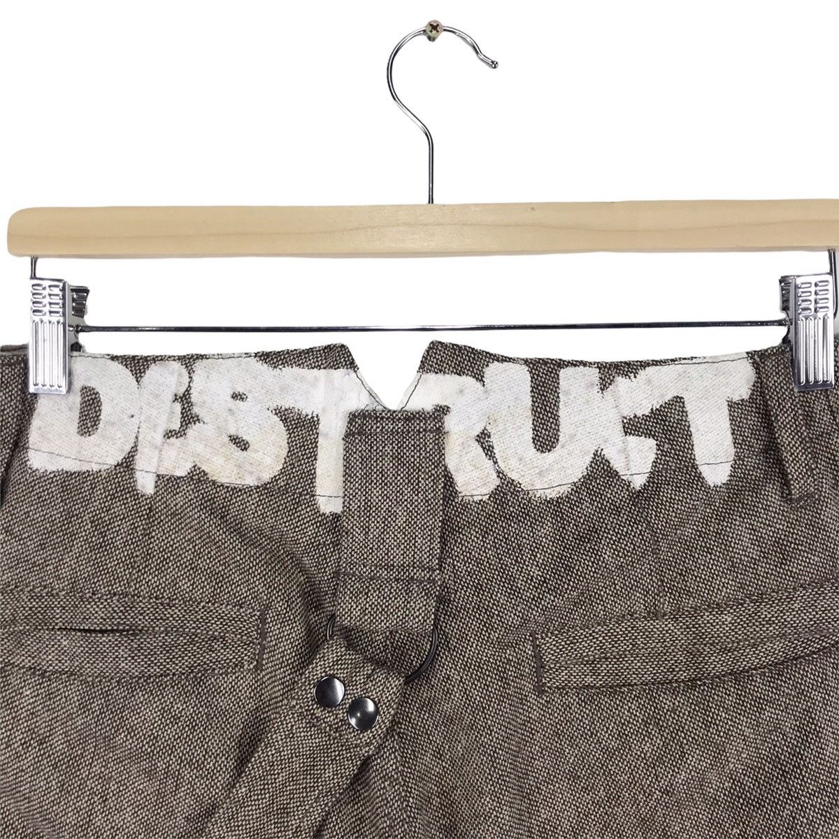 PPFM × Seditionaries PPFM Destruct Roll Up Wool Blend pants Size US 32 / EU 48 - 13 Thumbnail