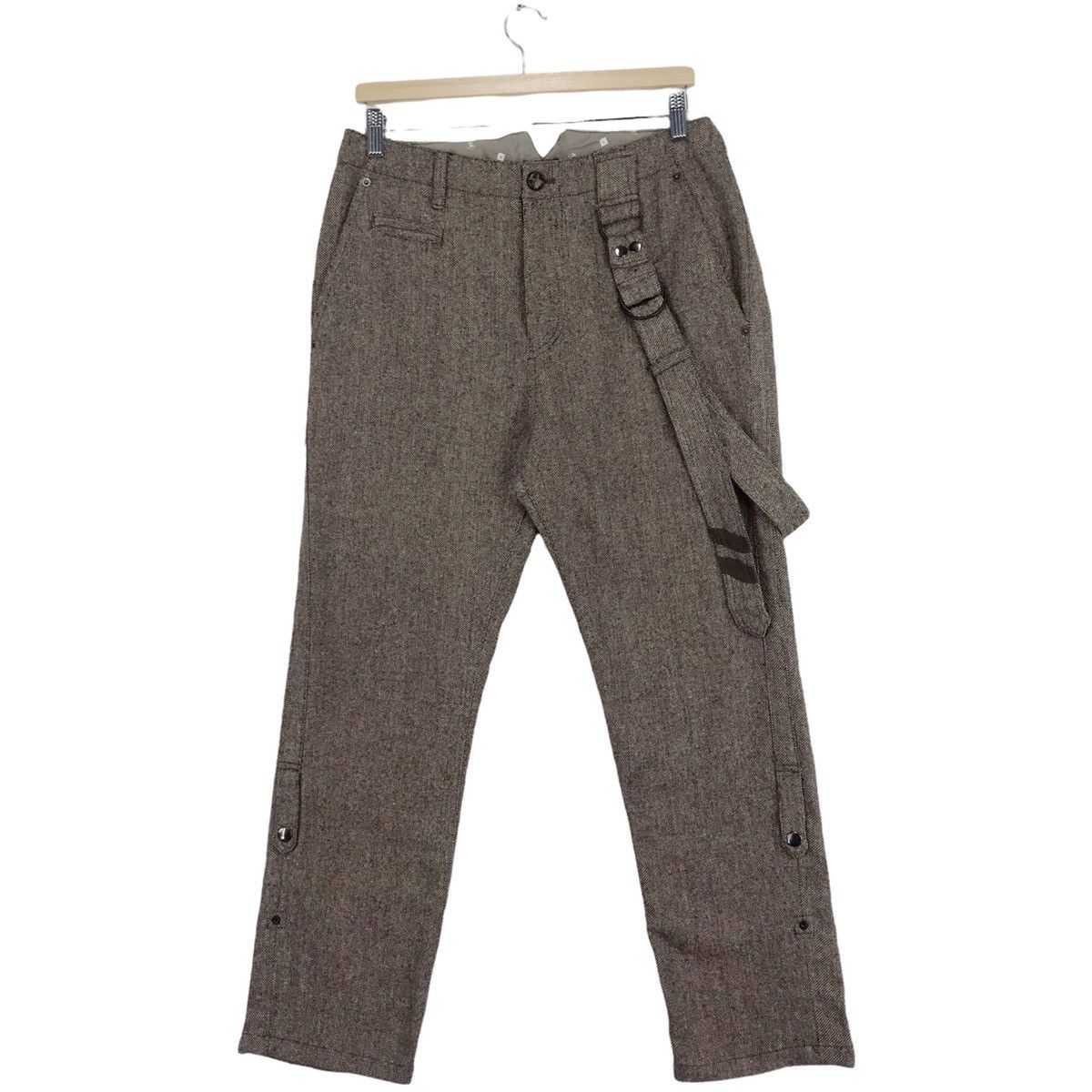 PPFM × Seditionaries PPFM Destruct Roll Up Wool Blend pants Size US 32 / EU 48 - 2 Thumbnail