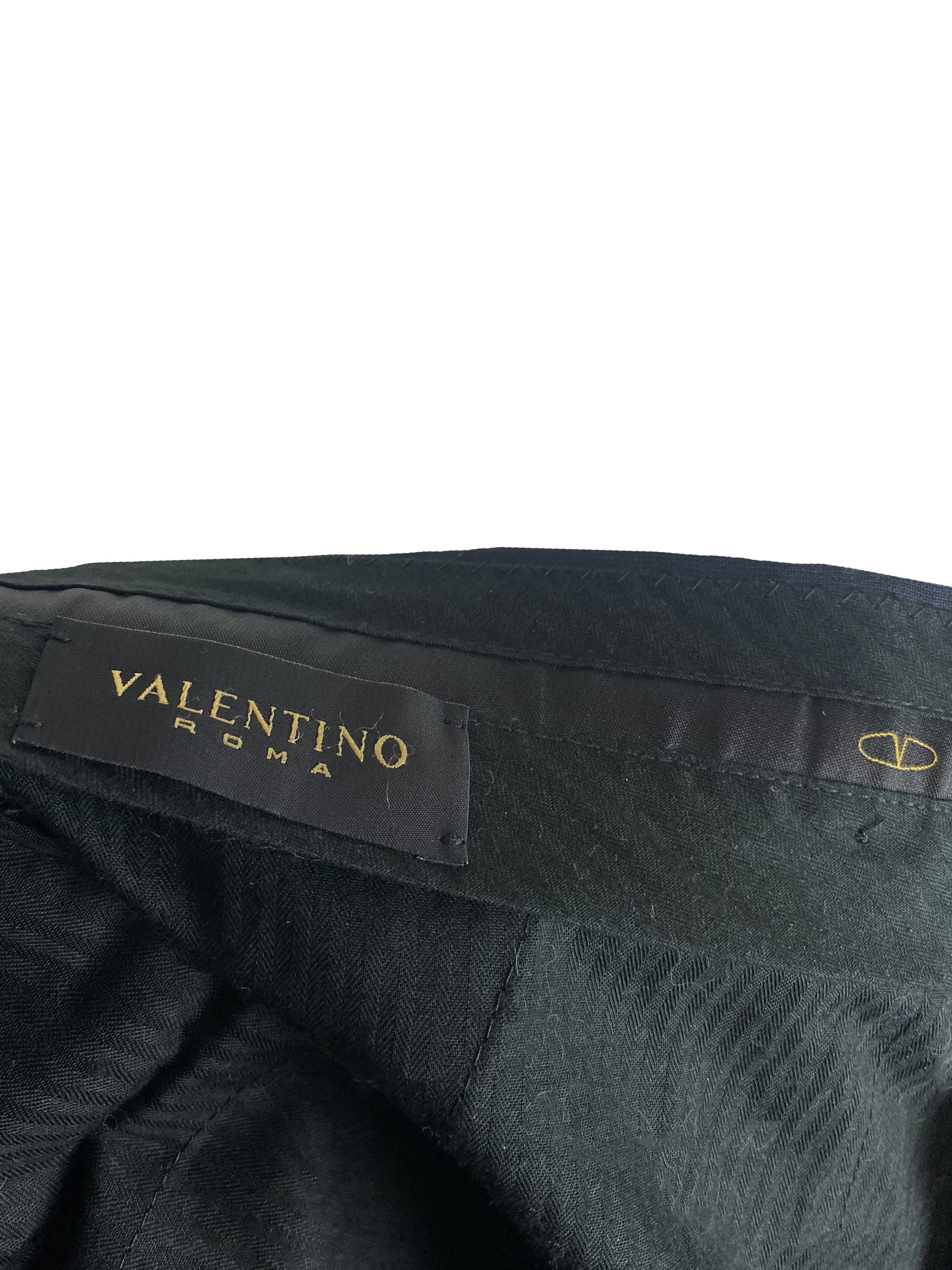 Valentino Vintage VALENTINO Black Pants M323 Size US 33 - 6 Thumbnail
