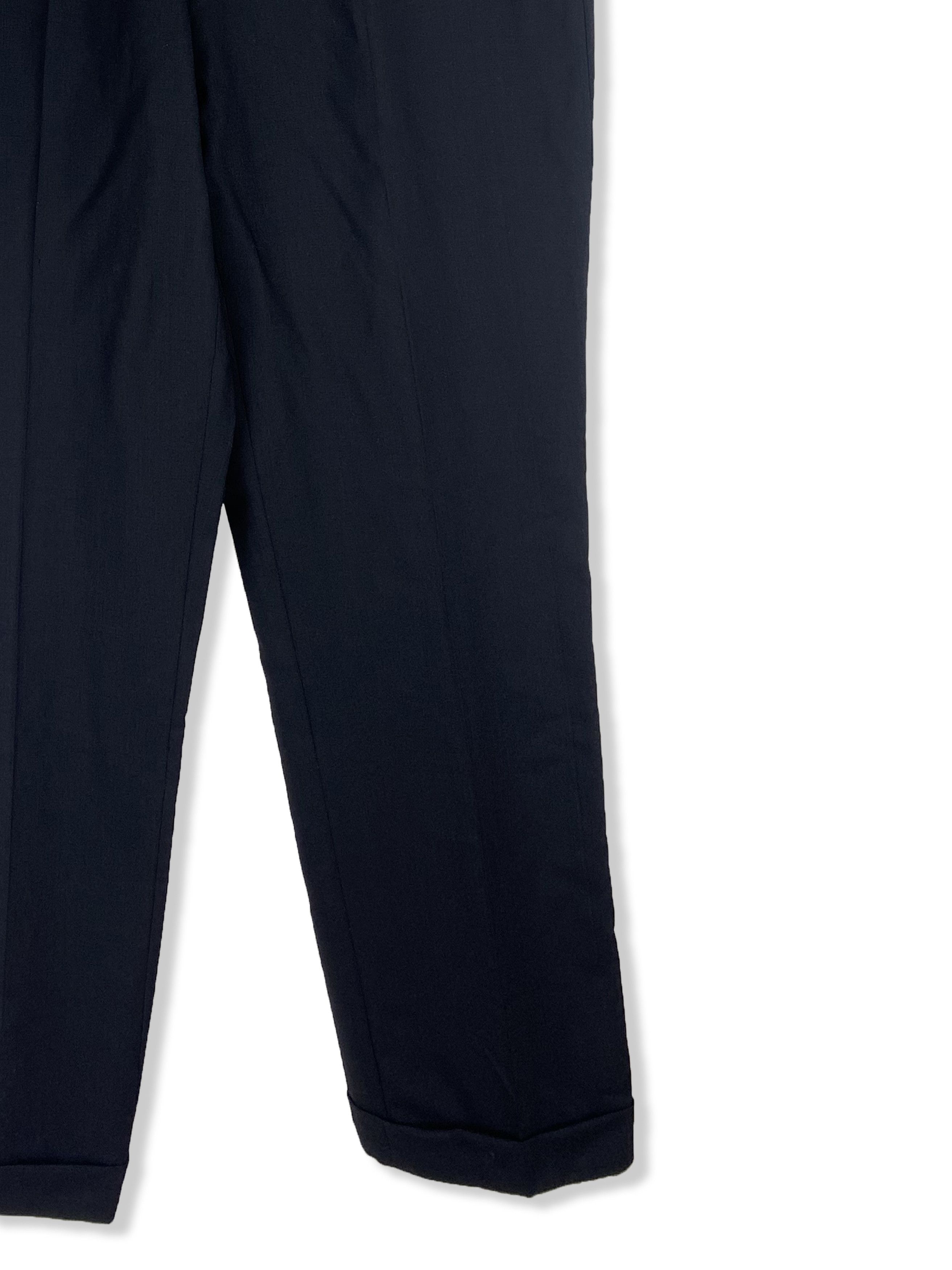 Valentino Vintage VALENTINO Black Pants M323 Size US 33 - 2 Thumbnail