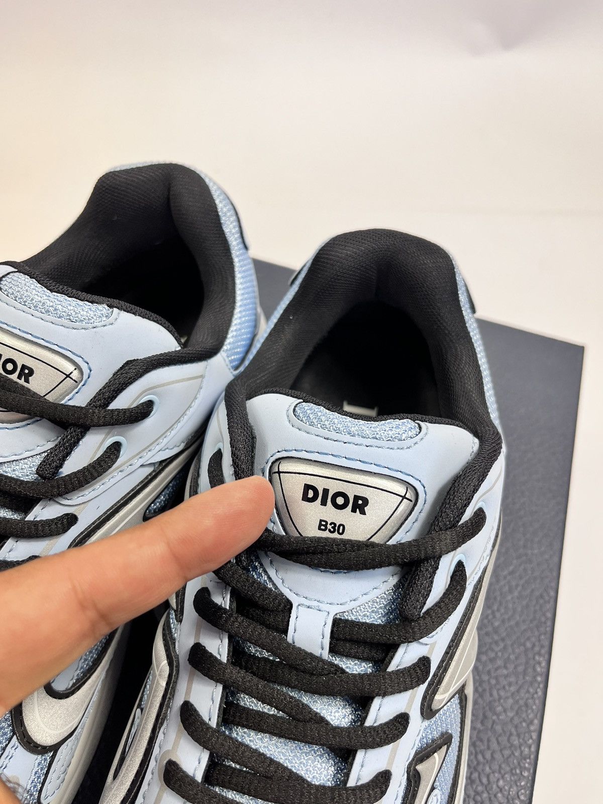 Dior B30 UNC BLUE CD RUNNER SNEAKERS Size US 9 / EU 42 - 12 Thumbnail