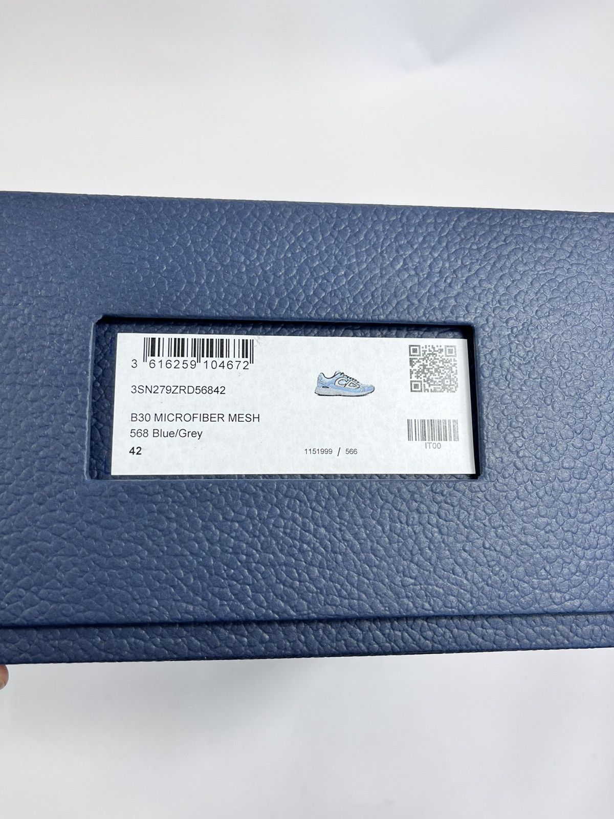 Dior B30 UNC BLUE CD RUNNER SNEAKERS Size US 9 / EU 42 - 17 Thumbnail