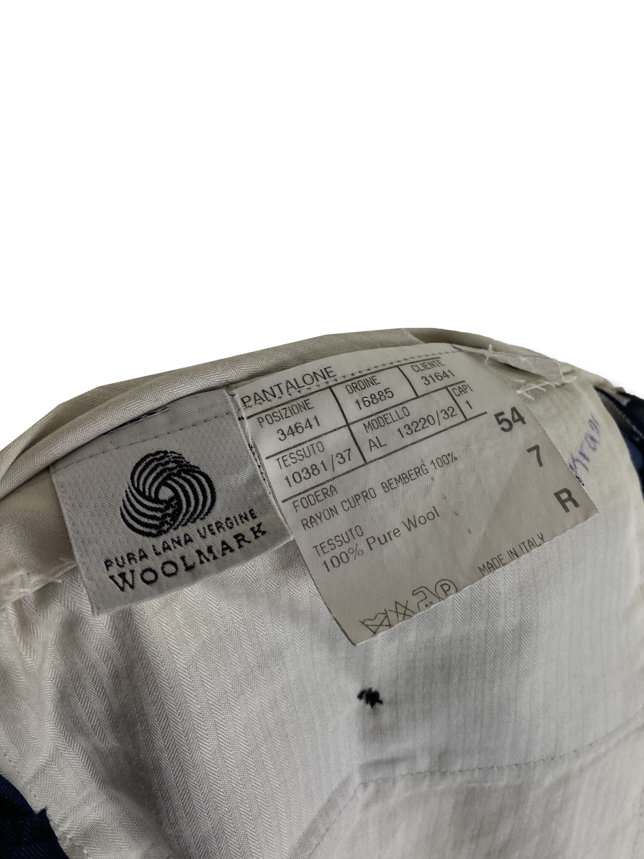 Canali Vintage CANALI Navy Pants M328 Size US 34 / EU 50 - 6 Thumbnail