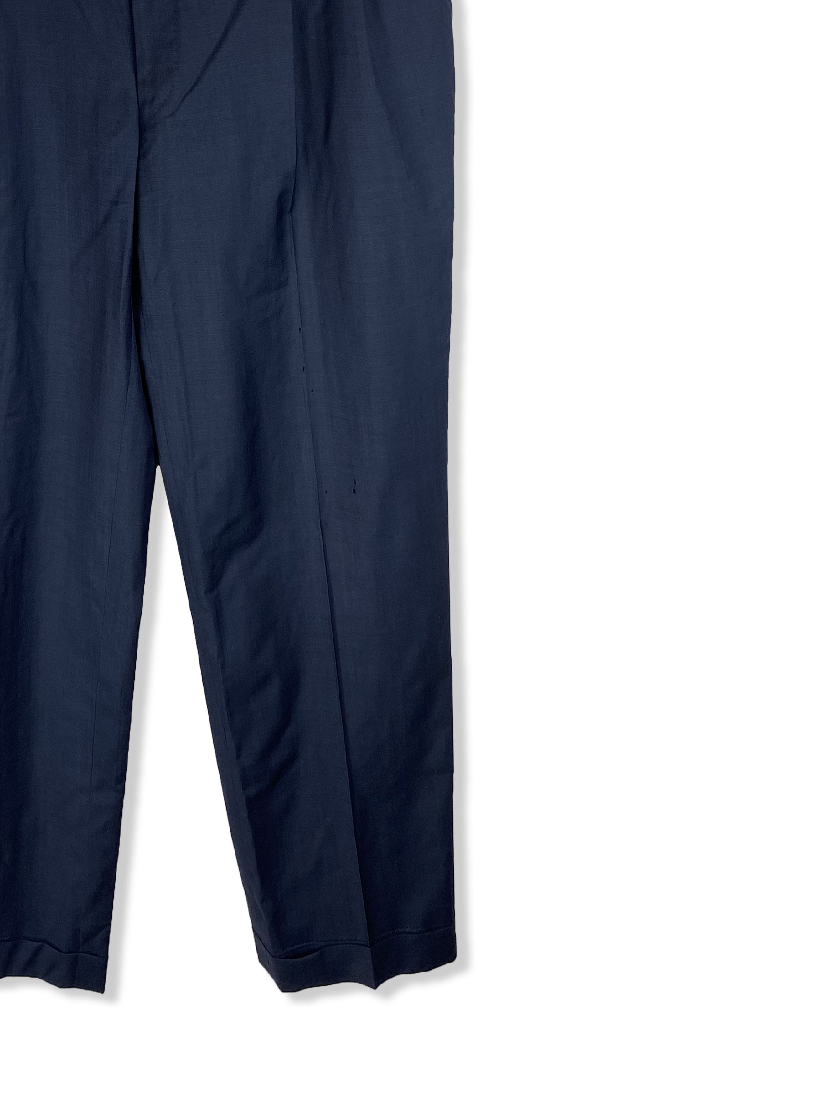 Canali Vintage CANALI Navy Pants M328 Size US 34 / EU 50 - 2 Thumbnail