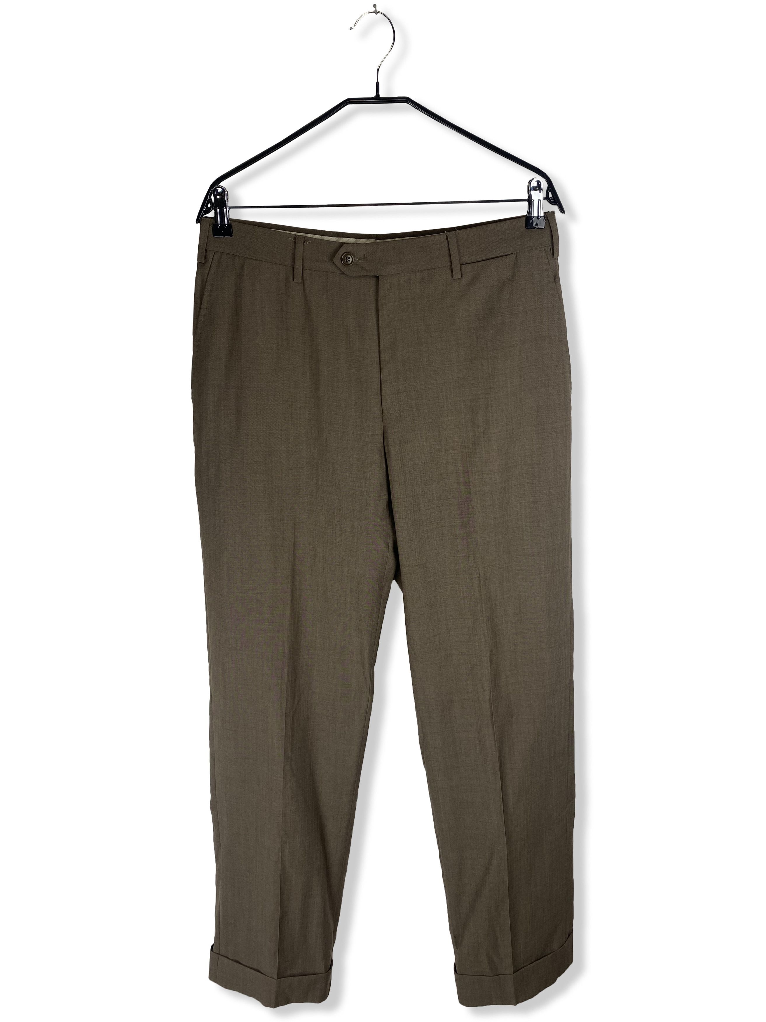 Pre-owned Avant Garde X Pal Zileri Vintage Pal Zileri Brown Pants M330