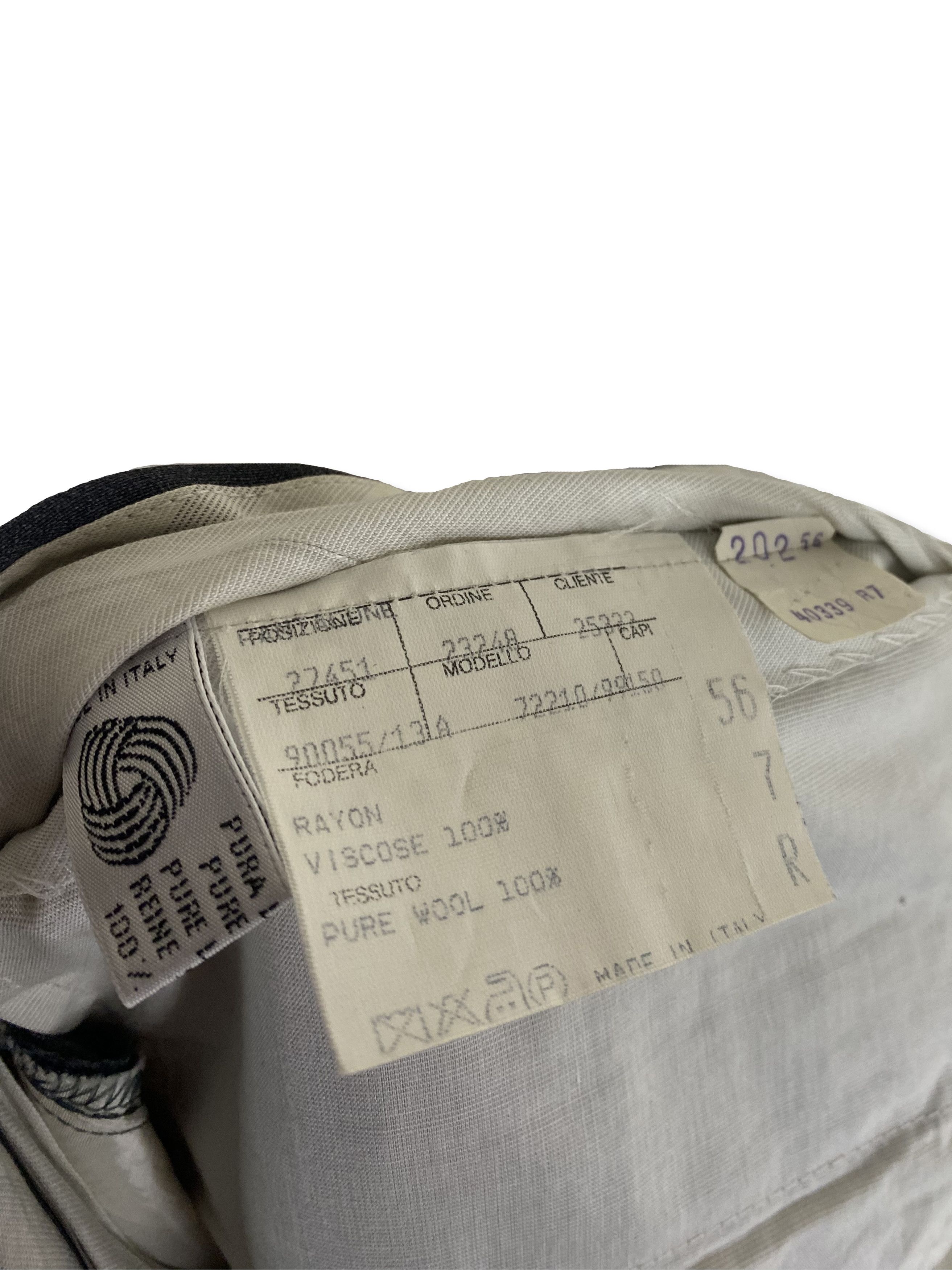 Canali Vintage CANALI Dark Grey Pants M329 Size US 37 - 6 Thumbnail