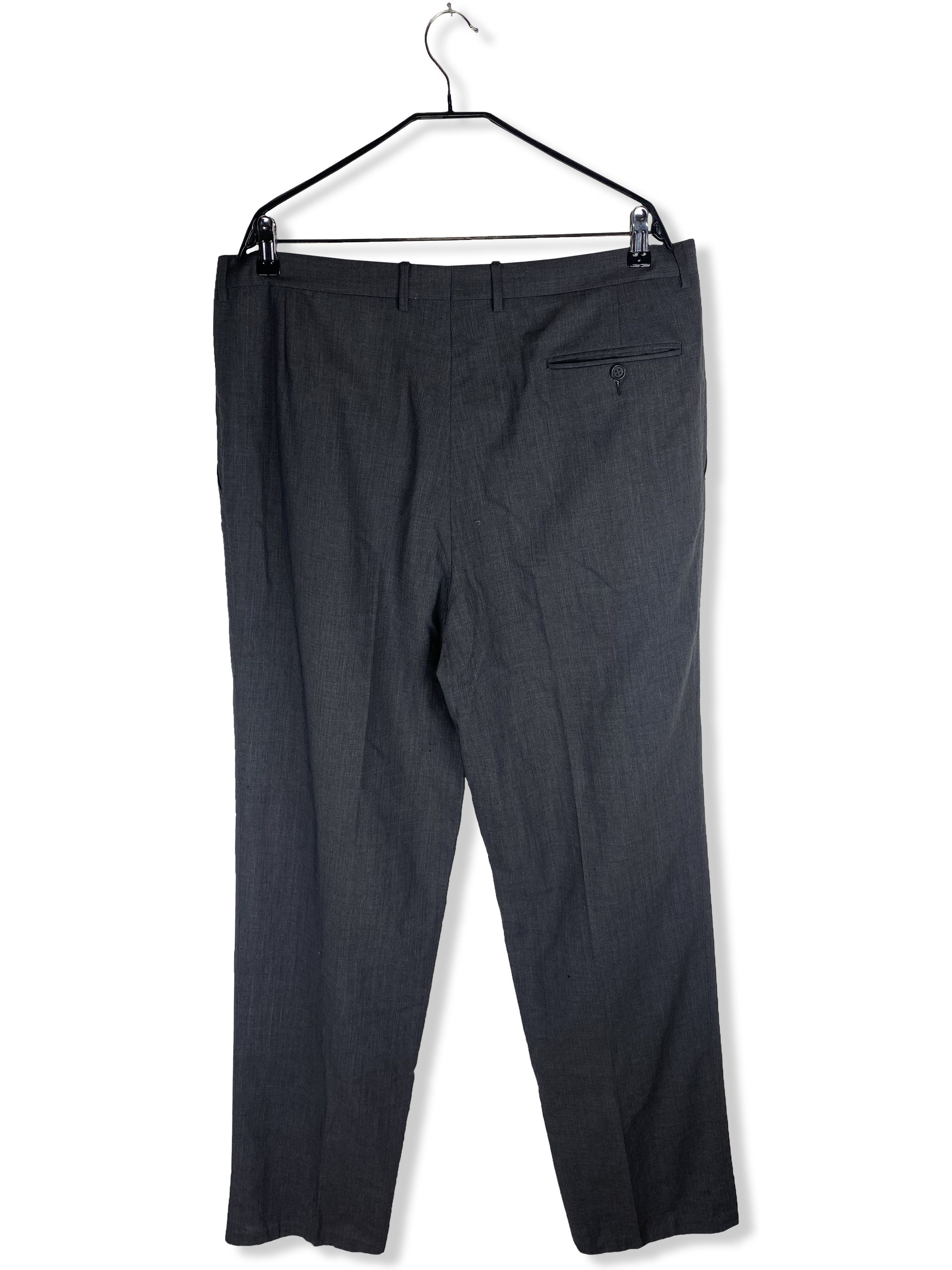 Canali Vintage CANALI Dark Grey Pants M329 Size US 37 - 8 Thumbnail