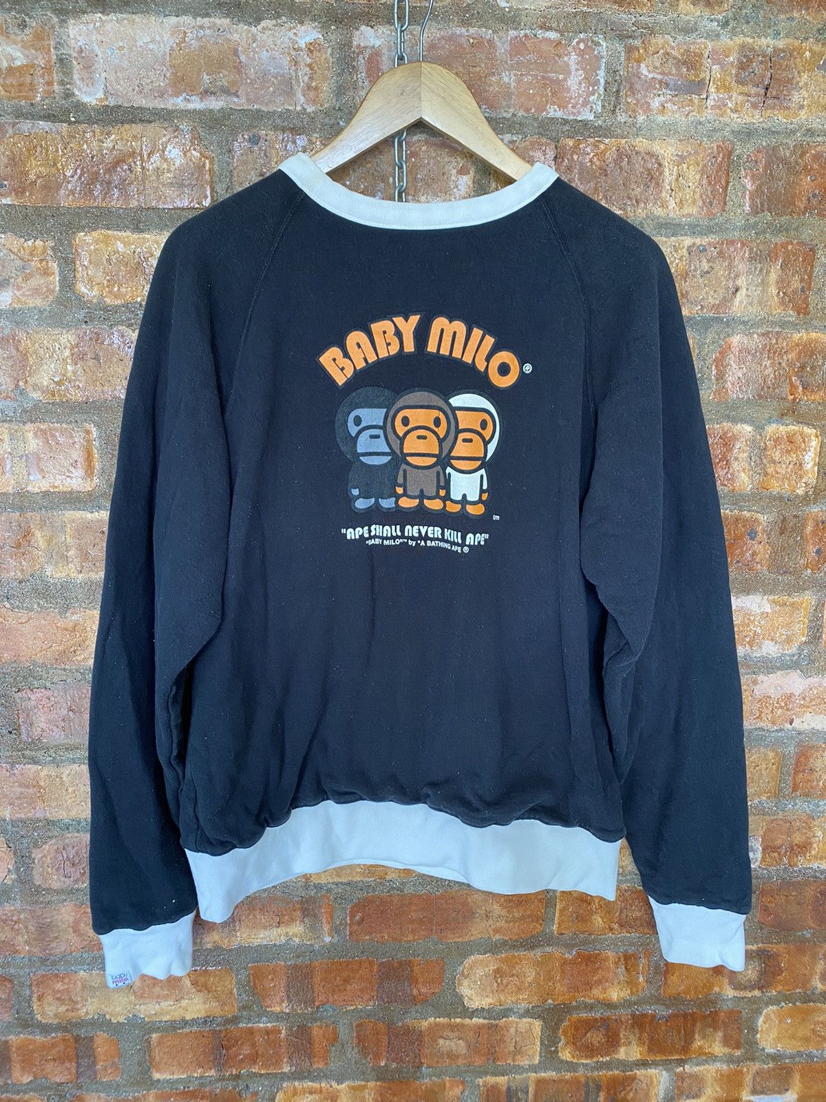 Bape 2006 Bape Baby Milo Reversible sweatshirt Size US M / EU 48-50 / 2 - 2 Thumbnail