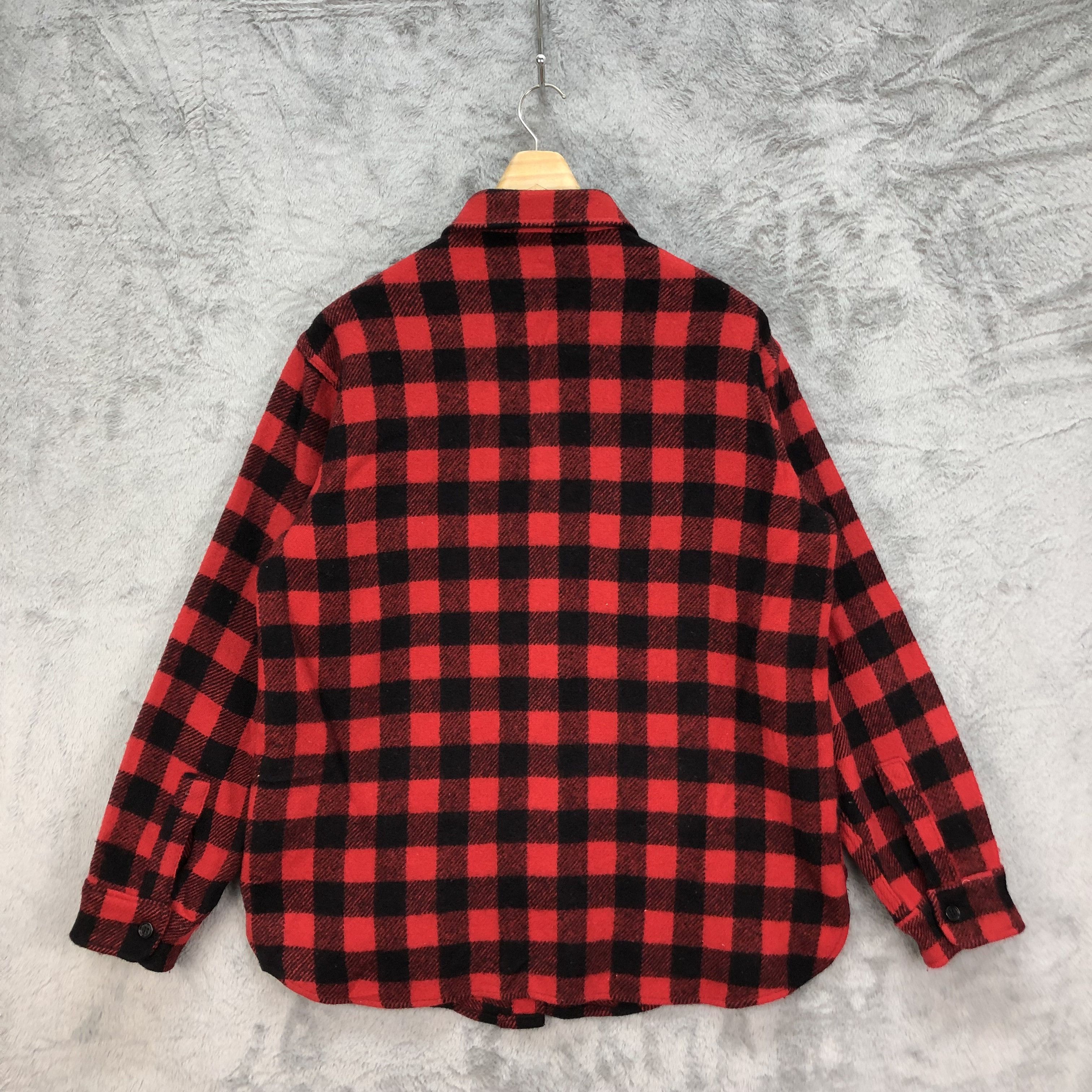 Woolrich Woolen Mills VINTAGE 80's WOOLRICH CHECKERED FLANNEL #4965-39 Size US L / EU 52-54 / 3 - 7 Thumbnail