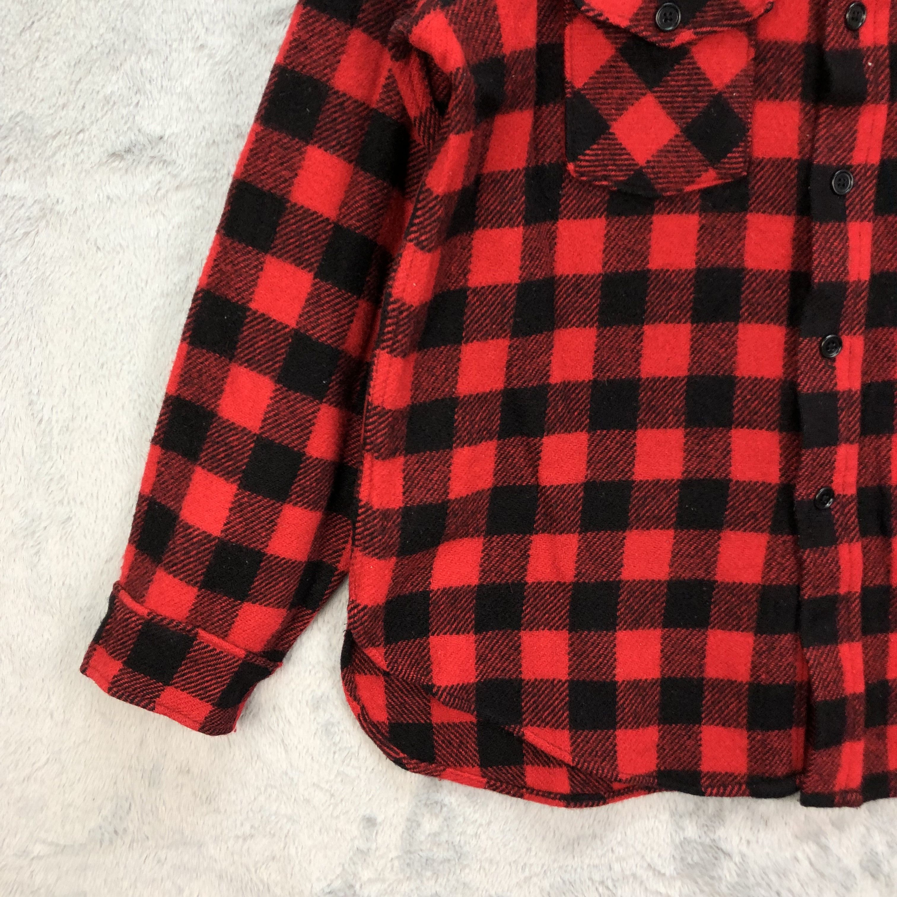 Woolrich Woolen Mills VINTAGE 80's WOOLRICH CHECKERED FLANNEL #4965-39 Size US L / EU 52-54 / 3 - 4 Thumbnail