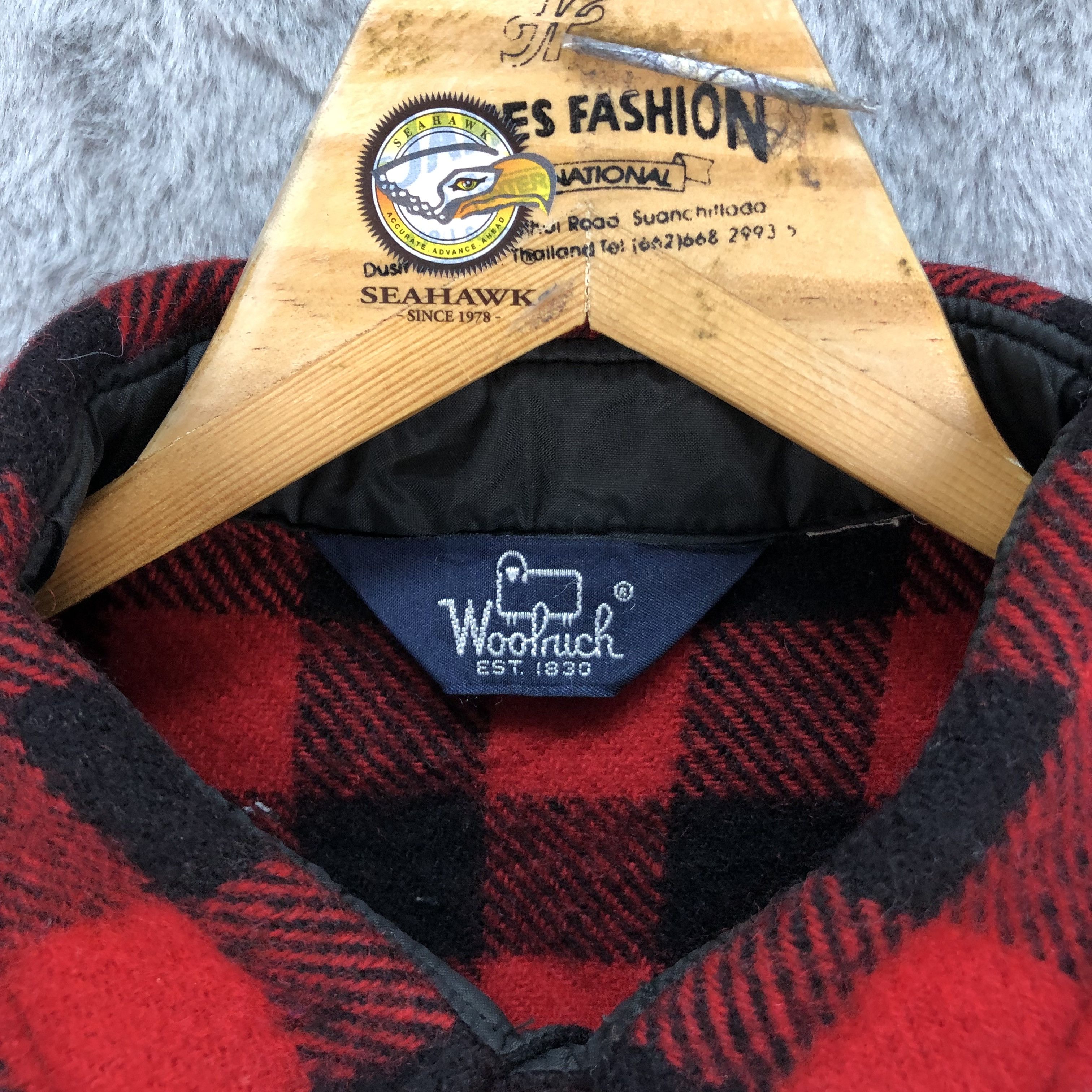 Woolrich Woolen Mills VINTAGE 80's WOOLRICH CHECKERED FLANNEL #4965-39 Size US L / EU 52-54 / 3 - 6 Thumbnail