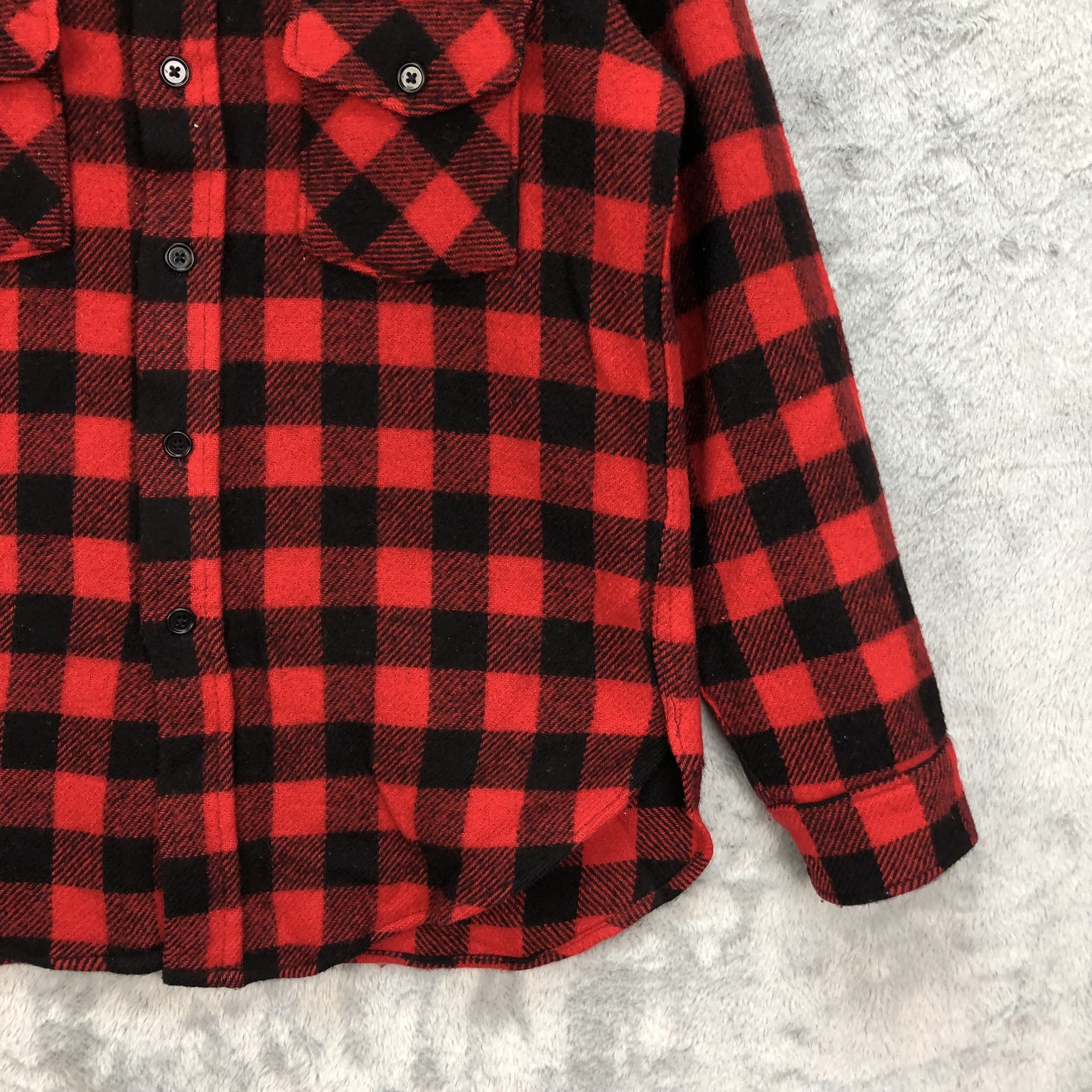Woolrich Woolen Mills VINTAGE 80's WOOLRICH CHECKERED FLANNEL #4965-39 Size US L / EU 52-54 / 3 - 5 Thumbnail