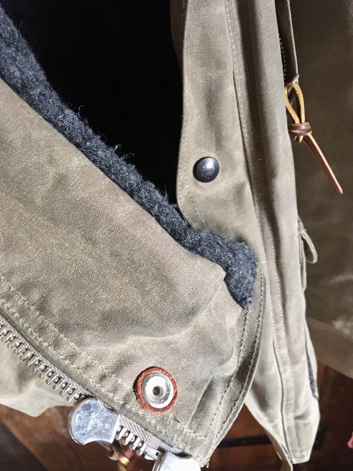 Monitaly Monitaly Waxed Canvas Felt lined Mountain Parka M Size US M / EU 48-50 / 2 - 15 Thumbnail