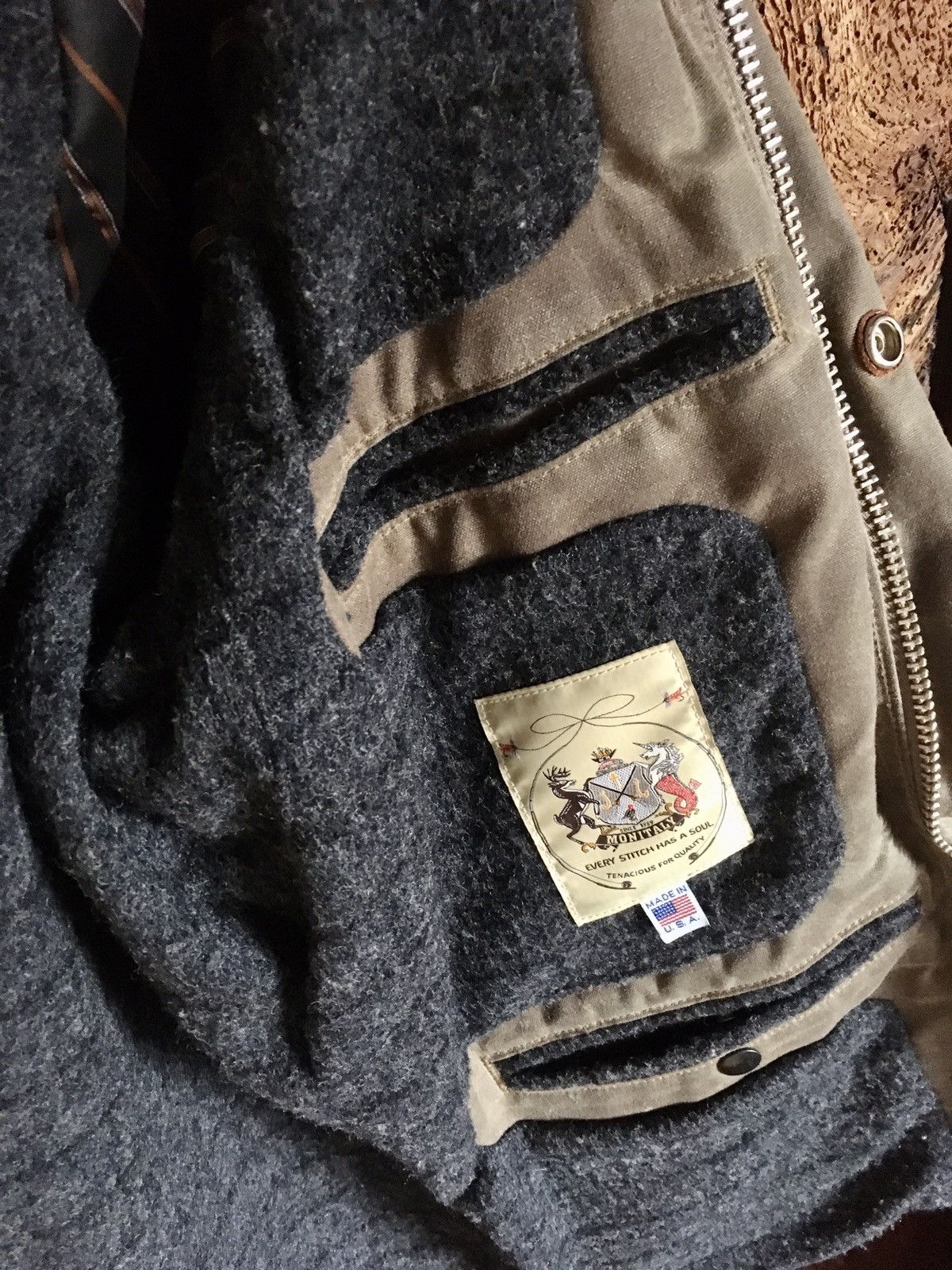 Monitaly Monitaly Waxed Canvas Felt lined Mountain Parka M Size US M / EU 48-50 / 2 - 19 Thumbnail