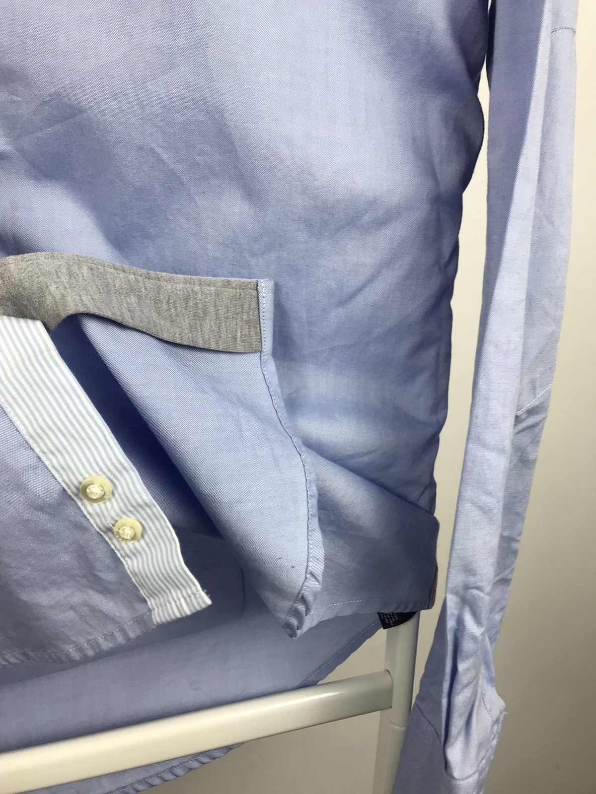 Hackett Hackett London Oxford Multi Trim Long Sleeve Shirt Sky Blue Size US S / EU 44-46 / 1 - 6 Thumbnail