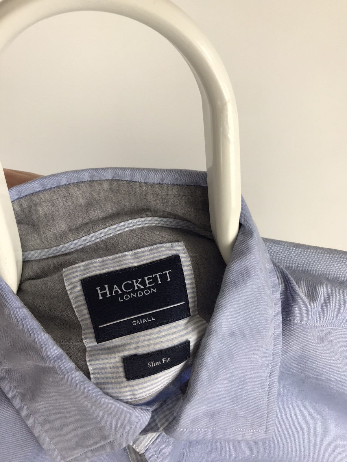 Hackett Hackett London Oxford Multi Trim Long Sleeve Shirt Sky Blue Size US S / EU 44-46 / 1 - 4 Thumbnail