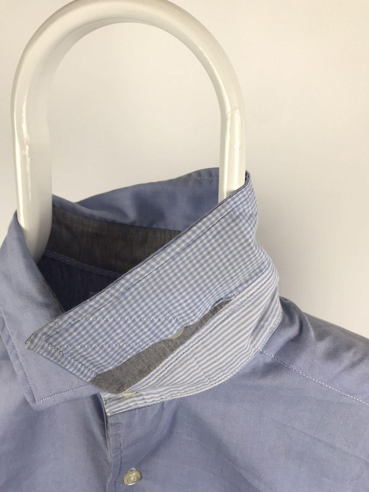 Hackett Hackett London Oxford Multi Trim Long Sleeve Shirt Sky Blue Size US S / EU 44-46 / 1 - 3 Thumbnail