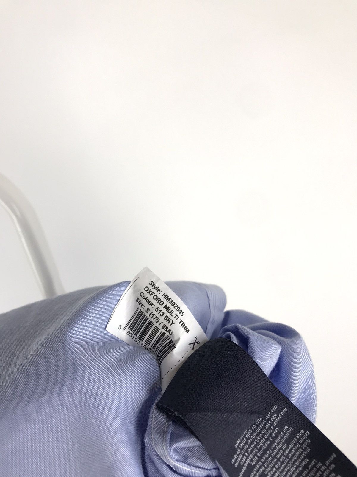 Hackett Hackett London Oxford Multi Trim Long Sleeve Shirt Sky Blue Size US S / EU 44-46 / 1 - 8 Thumbnail