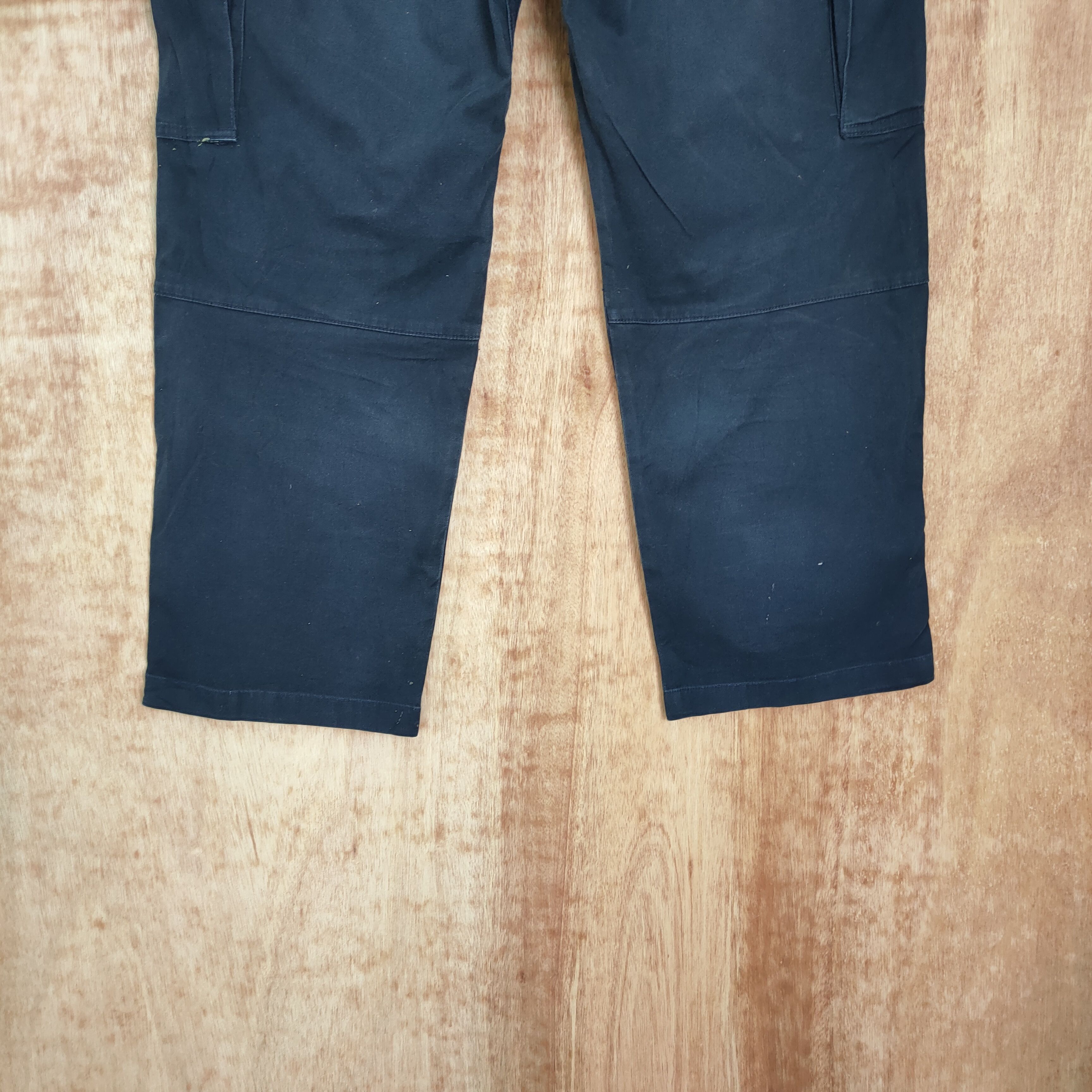 Japanese Brand × Vintage JAPANESE BRAND DARK BLUE WORKWEAR CARGO PANTS Size US 34 / EU 50 - 8 Thumbnail