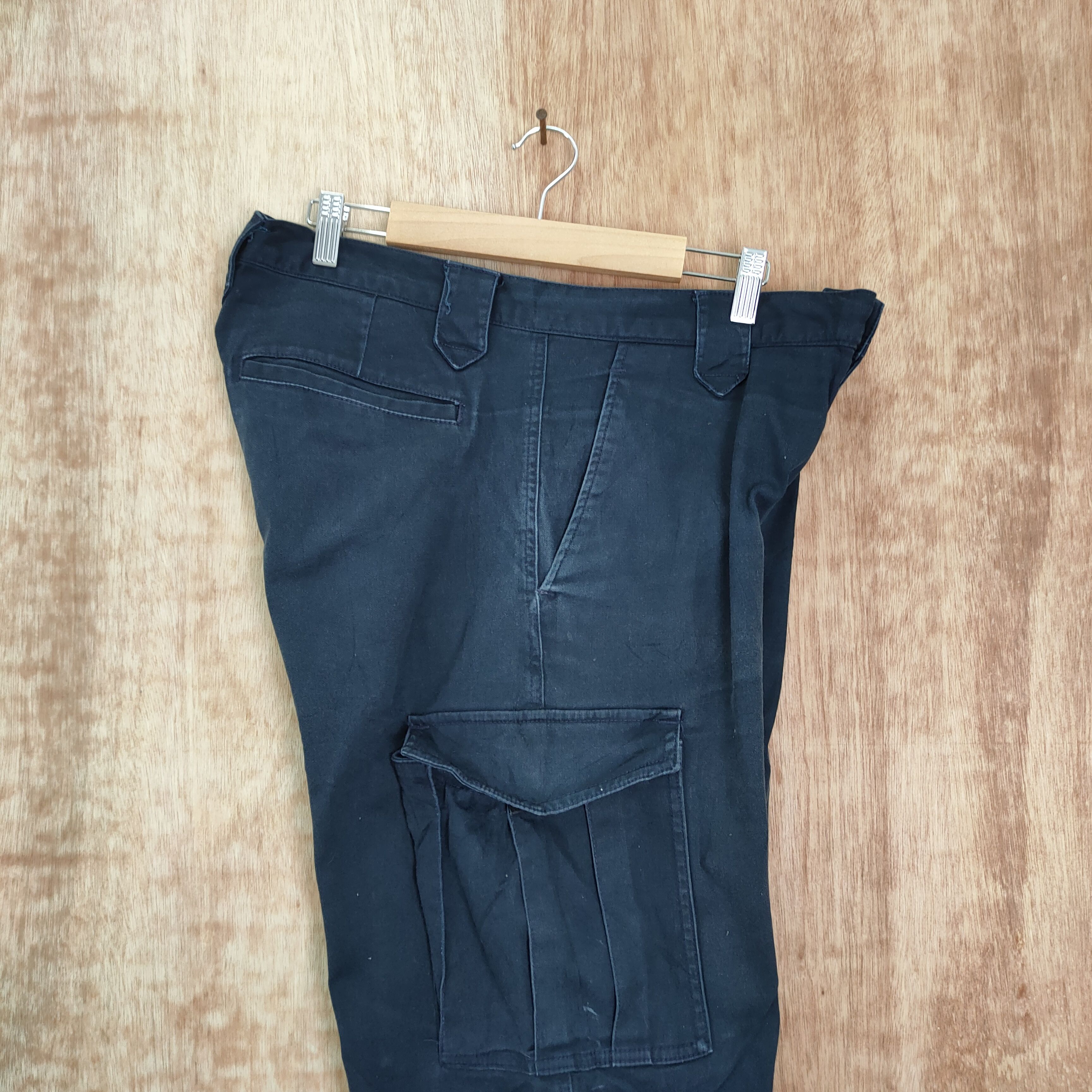 Japanese Brand × Vintage JAPANESE BRAND DARK BLUE WORKWEAR CARGO PANTS Size US 34 / EU 50 - 10 Thumbnail