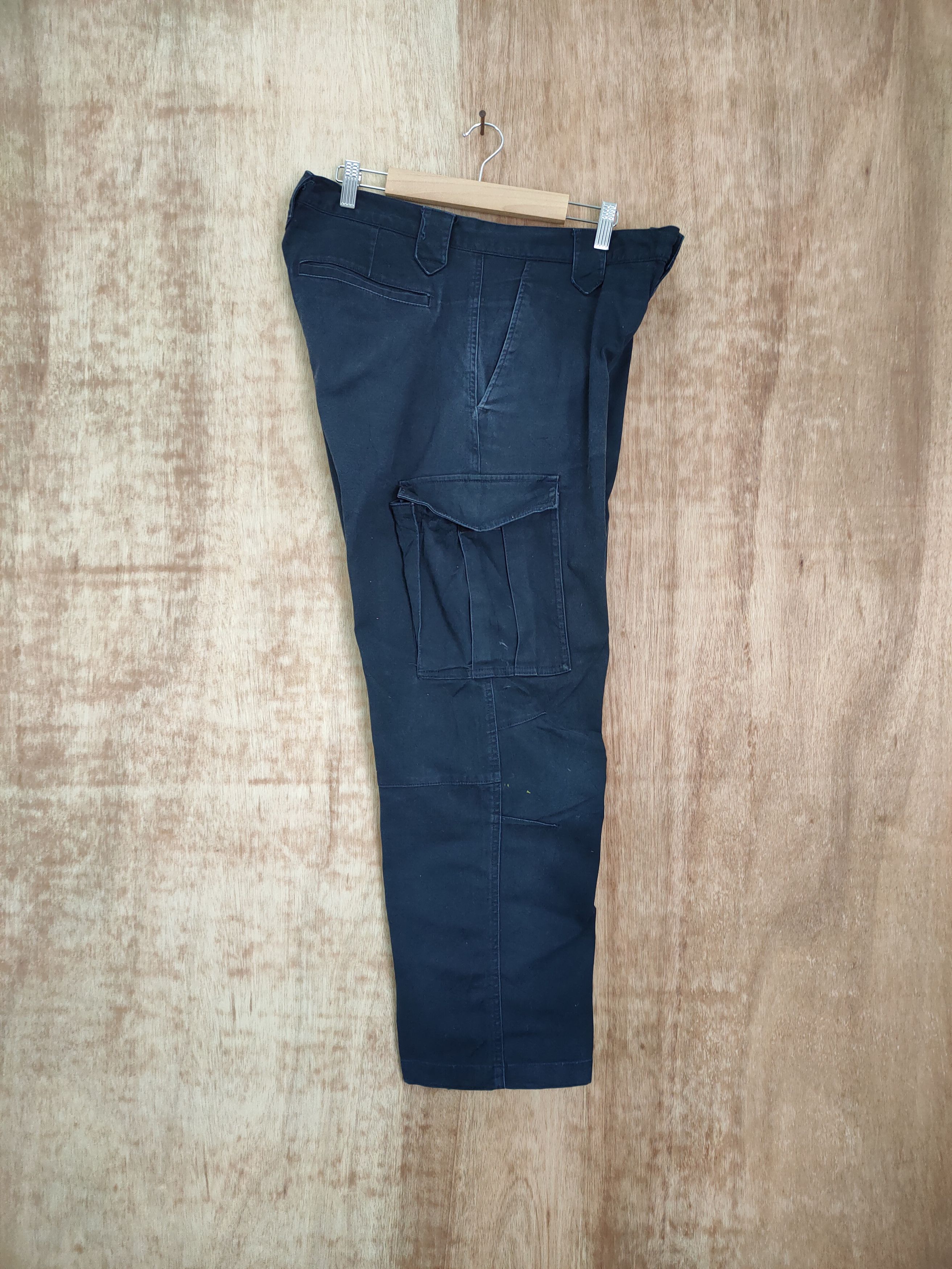 Japanese Brand × Vintage JAPANESE BRAND DARK BLUE WORKWEAR CARGO PANTS Size US 34 / EU 50 - 9 Thumbnail