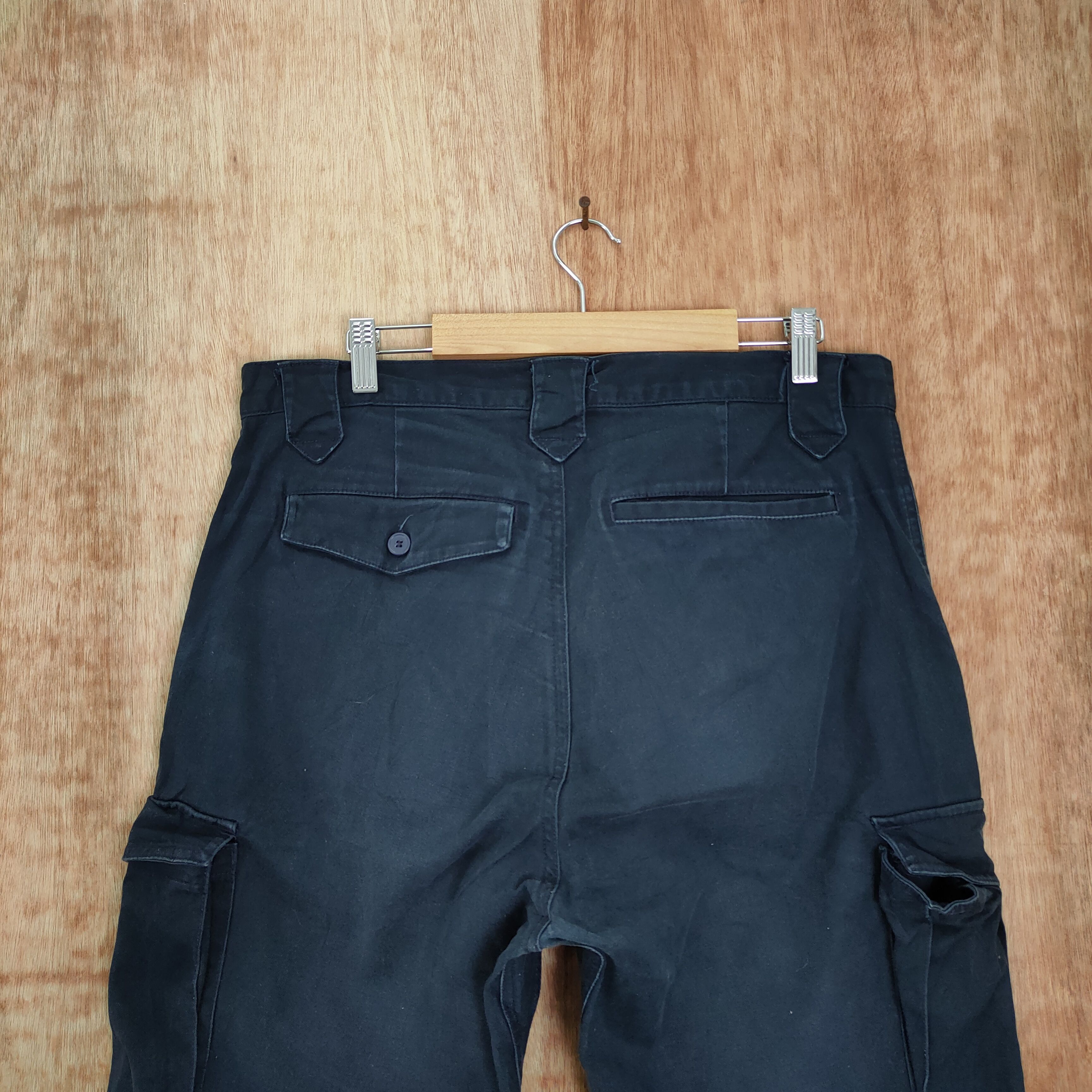 Japanese Brand × Vintage JAPANESE BRAND DARK BLUE WORKWEAR CARGO PANTS Size US 34 / EU 50 - 7 Thumbnail