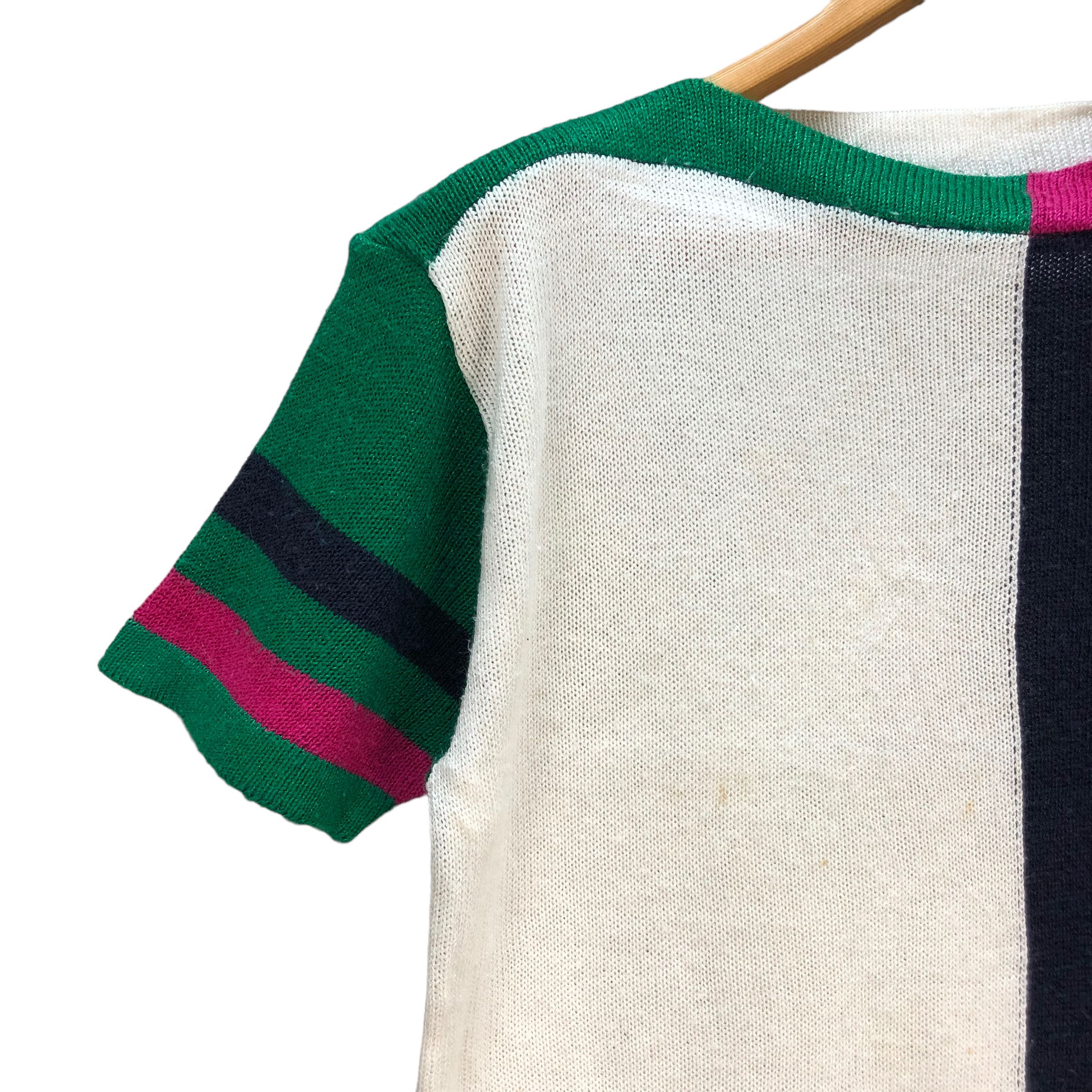Japanese Brand VINTAGE KOIBITO MISAKI SHINY AGLEAN KNITWEAR #6996-104 Size S / US 4 / IT 40 - 6 Thumbnail